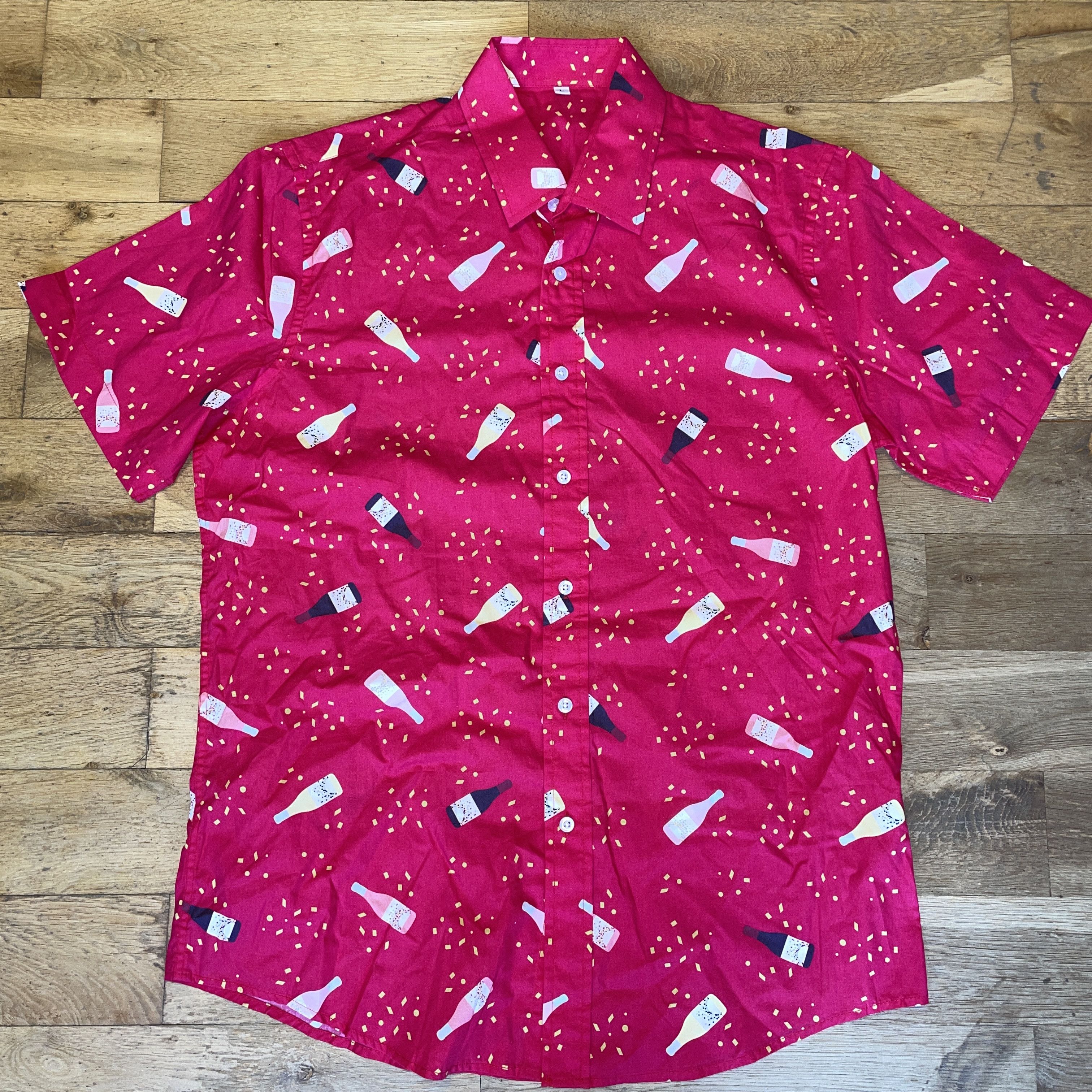 Shein Shein Men's Fashion Party Shirt Summer Size L Size US L / EU 52-54 / 3 - 1 Thumbnail