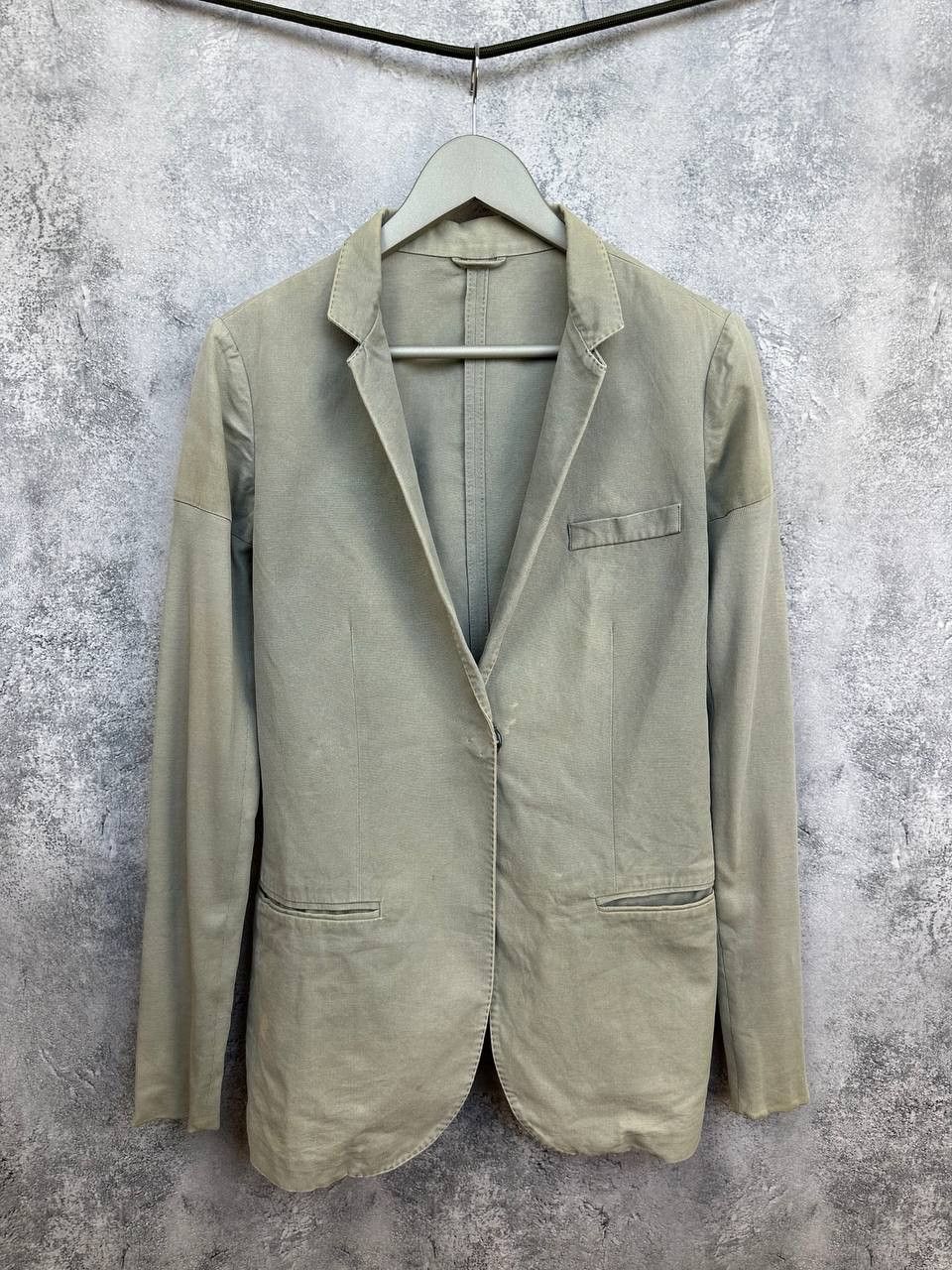 Brunello Cucinelli Brunello Cucinelli Cotton Stretch Blazer Jacket Olive Green Size M / US 6-8 / IT 42-44 - 1 Thumbnail