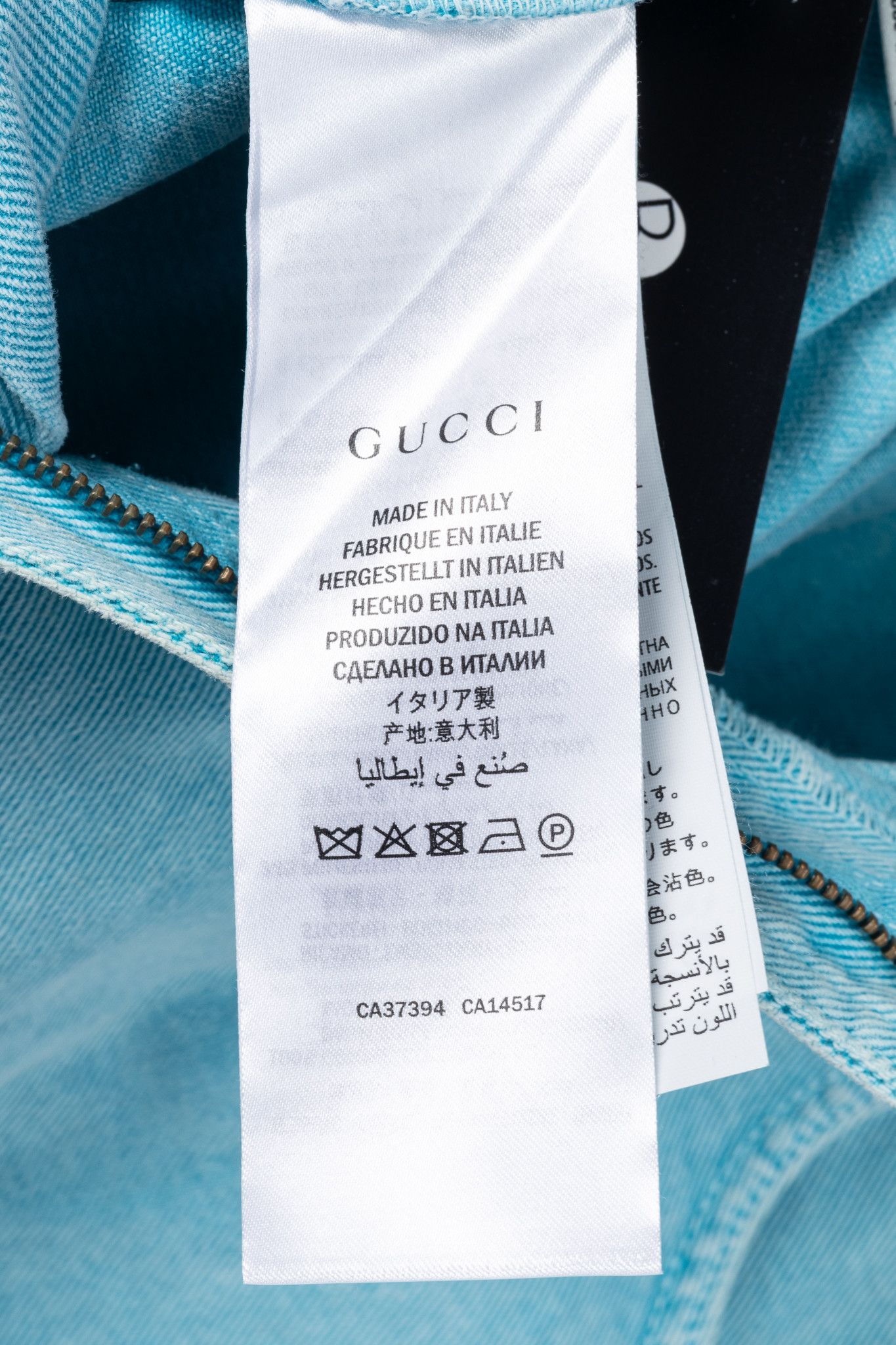 Gucci Gucci PF/19 Embroidered Cherry Tapered Paperbag-Waist Jeans Size 25" / US 0 / IT 36 - 12 Thumbnail