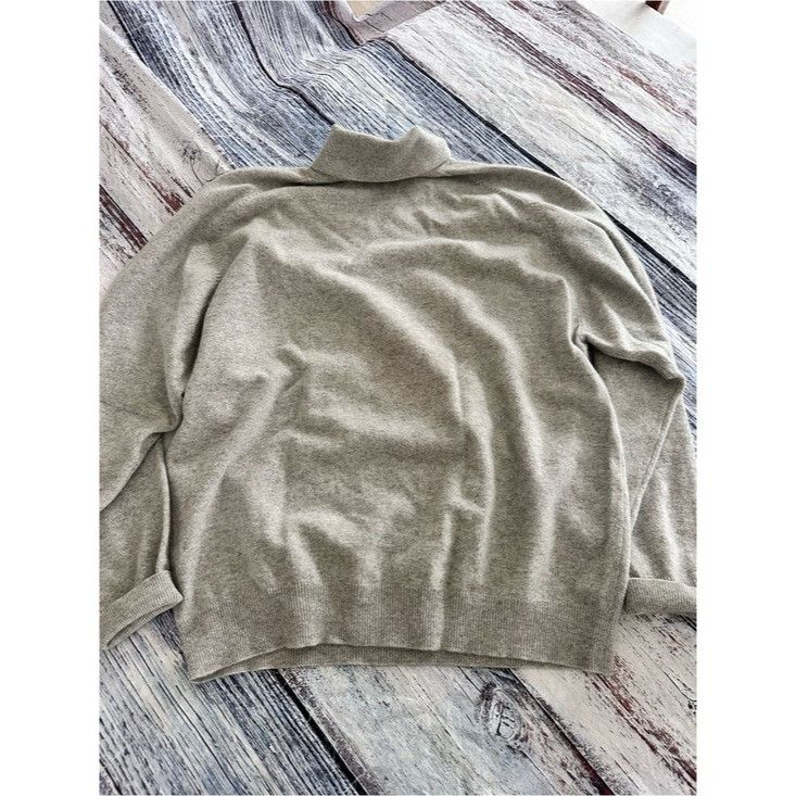 Other Daniel Bishop 100% Cashmere Classic Light Gray Turtleneck Sw Size XXL / US 16-18 / IT 52-54 - 4 Thumbnail
