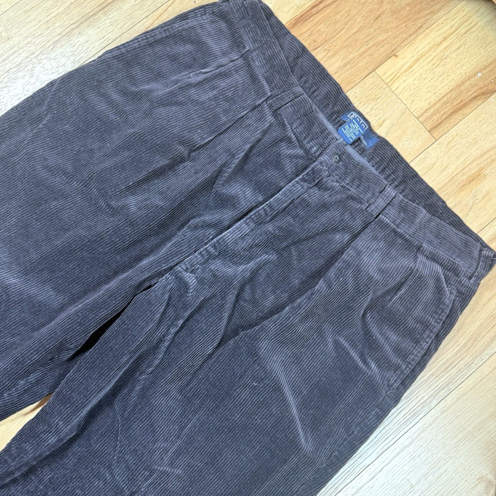 Polo Ralph Lauren VTG Polo Ralph Lauren Pants Corduroy Brown Straight Relaxed 38/33 Mens Inseam 33 Chino 40/34 Size US M / EU 48-50 / 2 - 2 Thumbnail