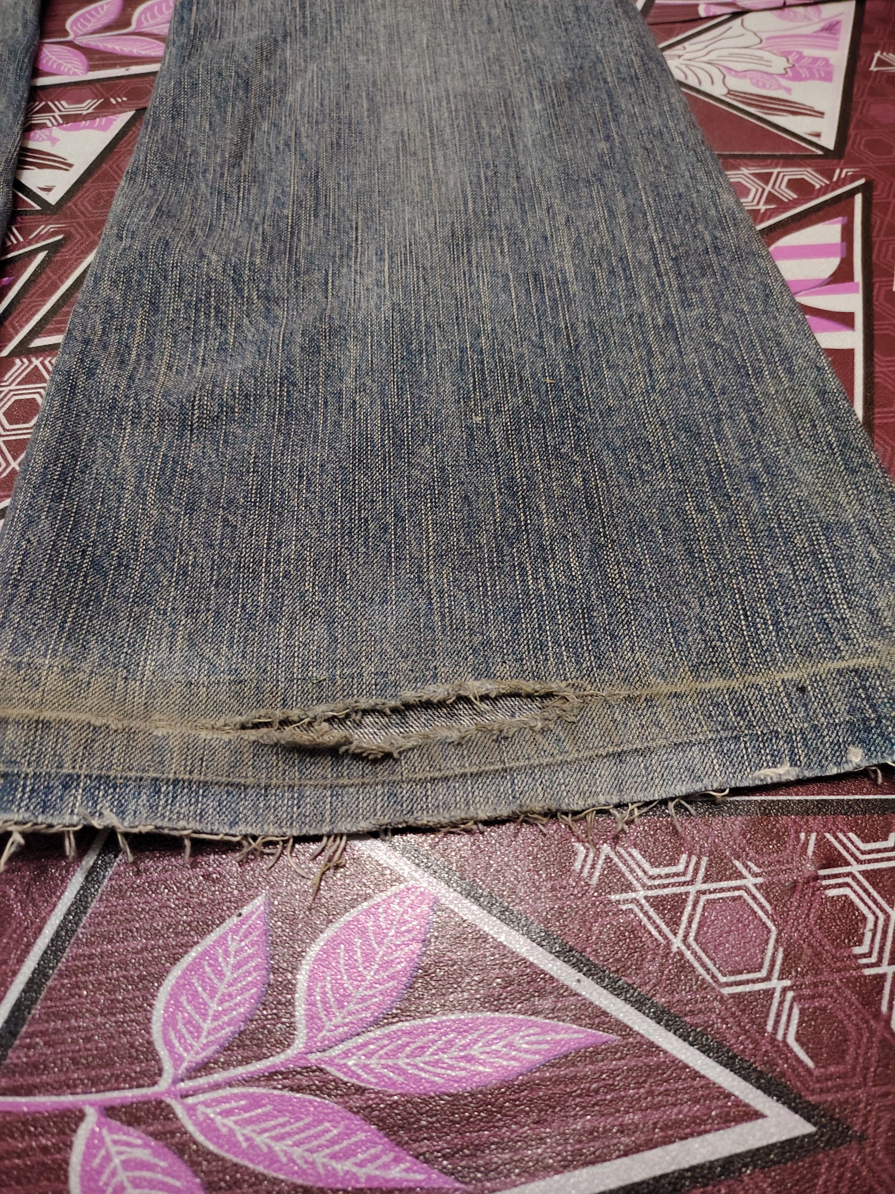 If Six Was Nine × Japanese Brand Japanese 90's Bootcut Brappers distressed denim flared jeans Size US 31 - 18 Thumbnail