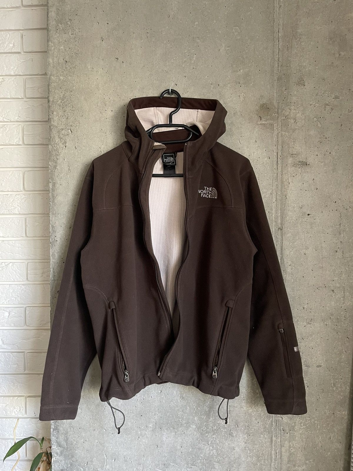 The North Face Vintage The North Face Fleece Zip-Hoodie Brown Jacket Y2k Size M / US 6-8 / IT 42-44 - 5 Thumbnail