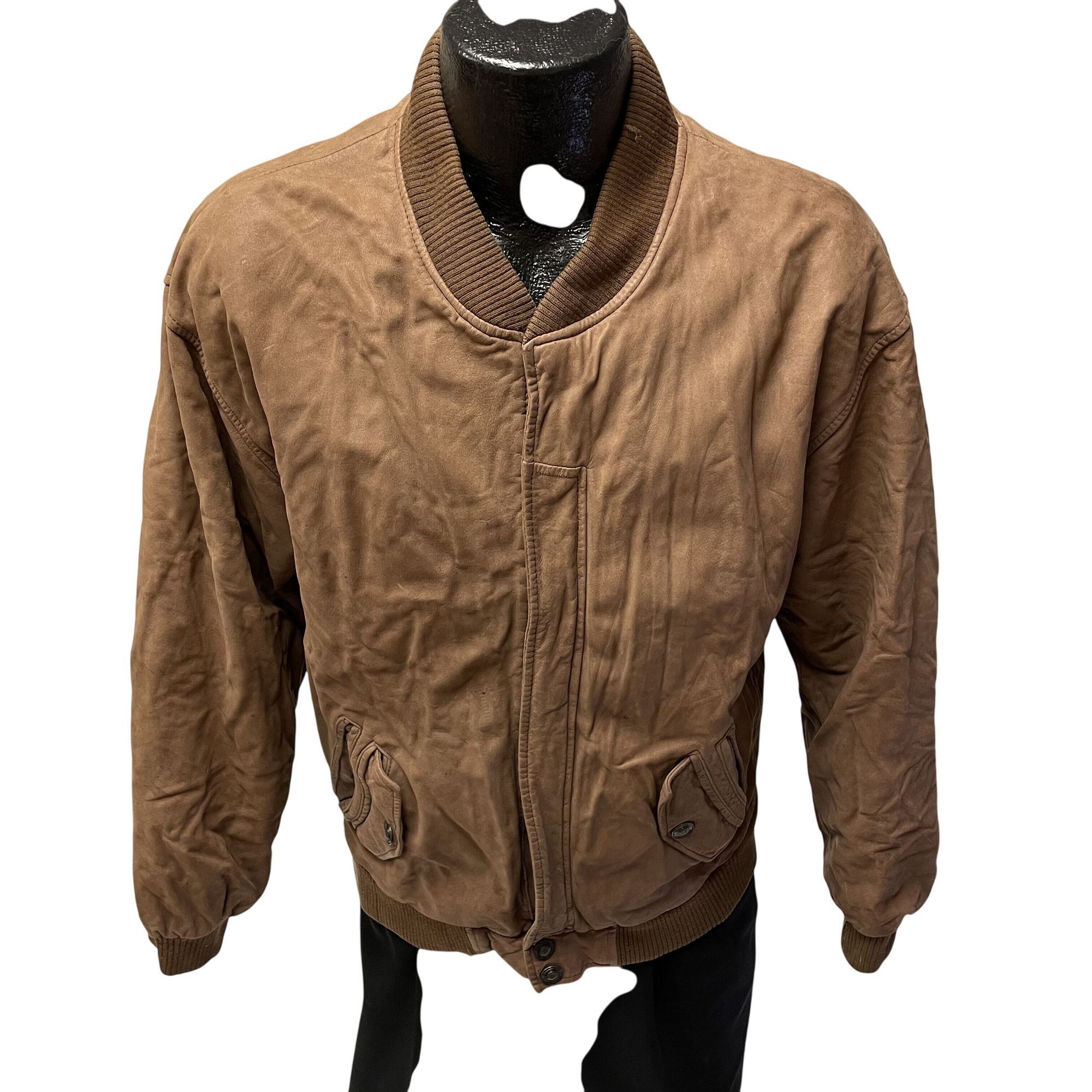 Adventure Bound 80s Adventure Bound WILSONS Leather BOMBER Motorcycle Jacket Size US L / EU 52-54 / 3 - 2 Thumbnail