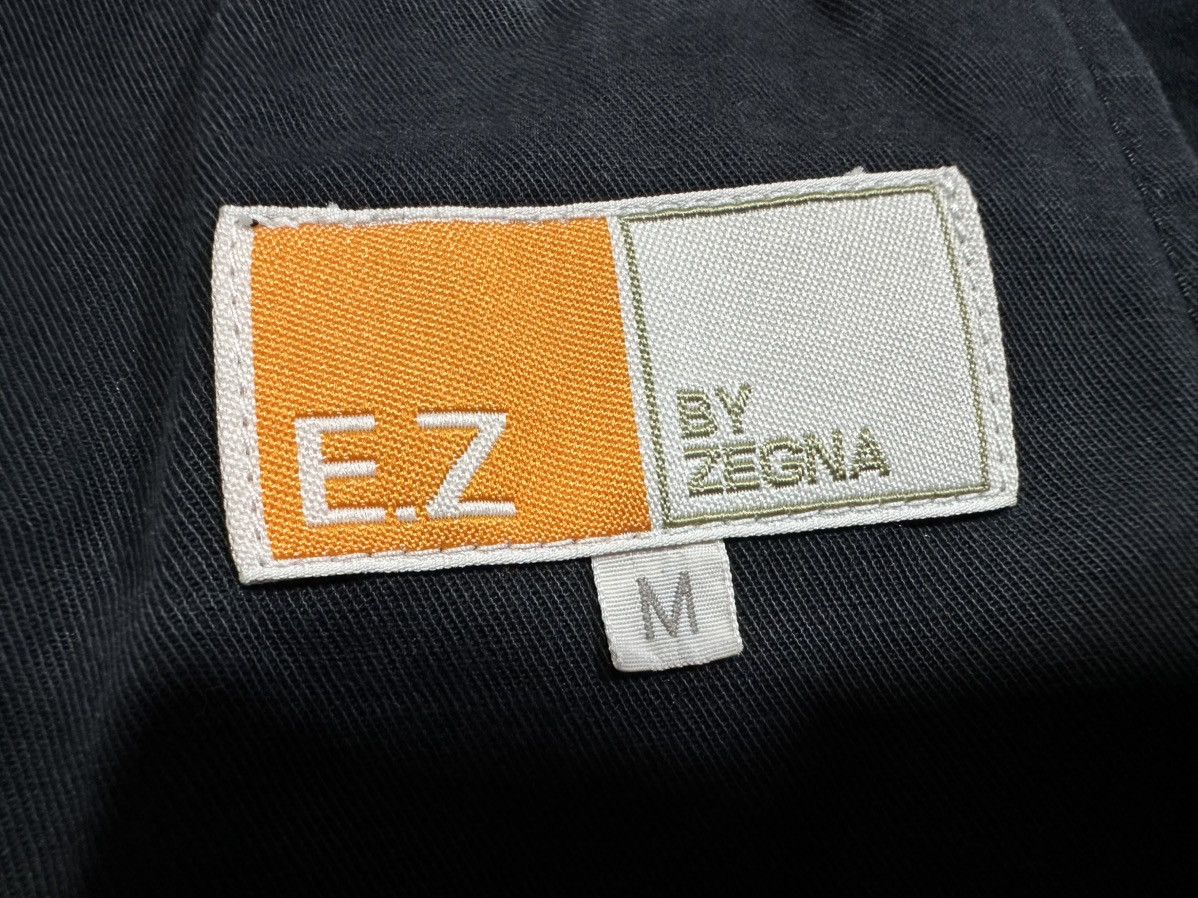 Designer × Ermenegildo Zegna × Z Zegna 🔥Vintage Ermenegildo Zegna Biker Jacket Detachable Wire Edge Size US M / EU 48-50 / 2 - 13 Thumbnail