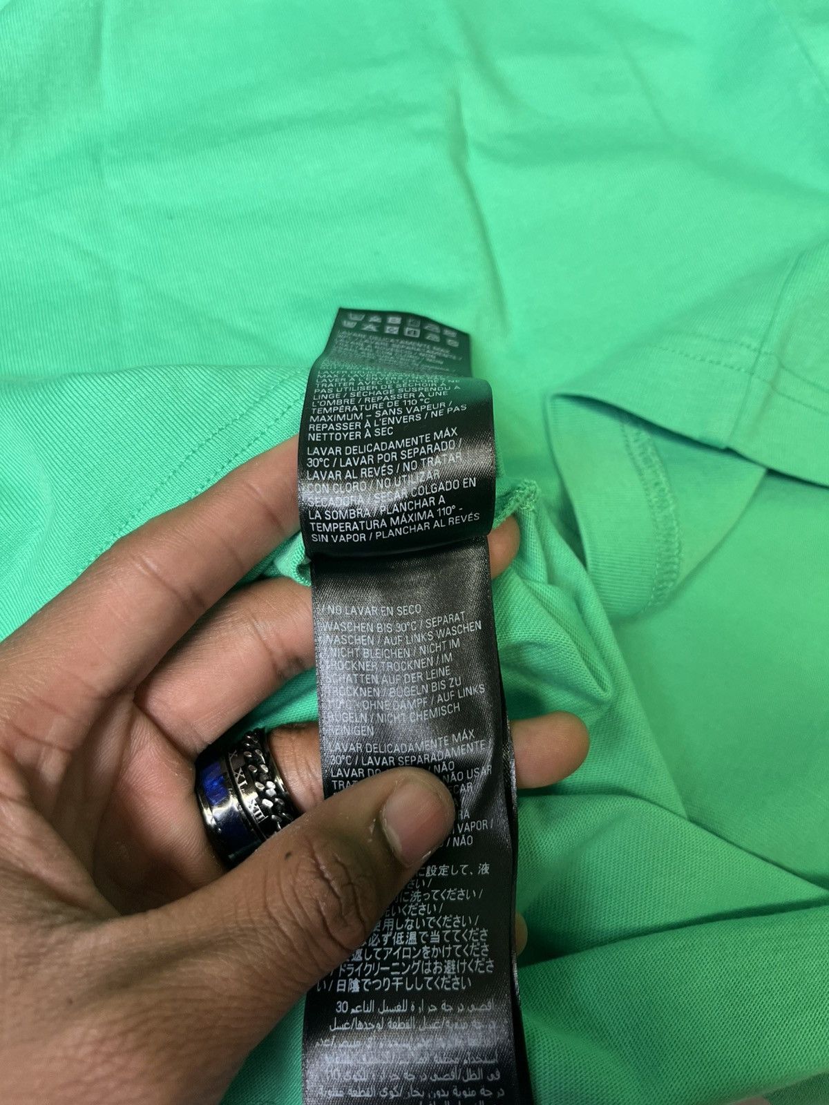 Balenciaga Balenciaga Political Campaign Logo Bright Green T-Shirt Size US L / EU 52-54 / 3 - 8 Thumbnail