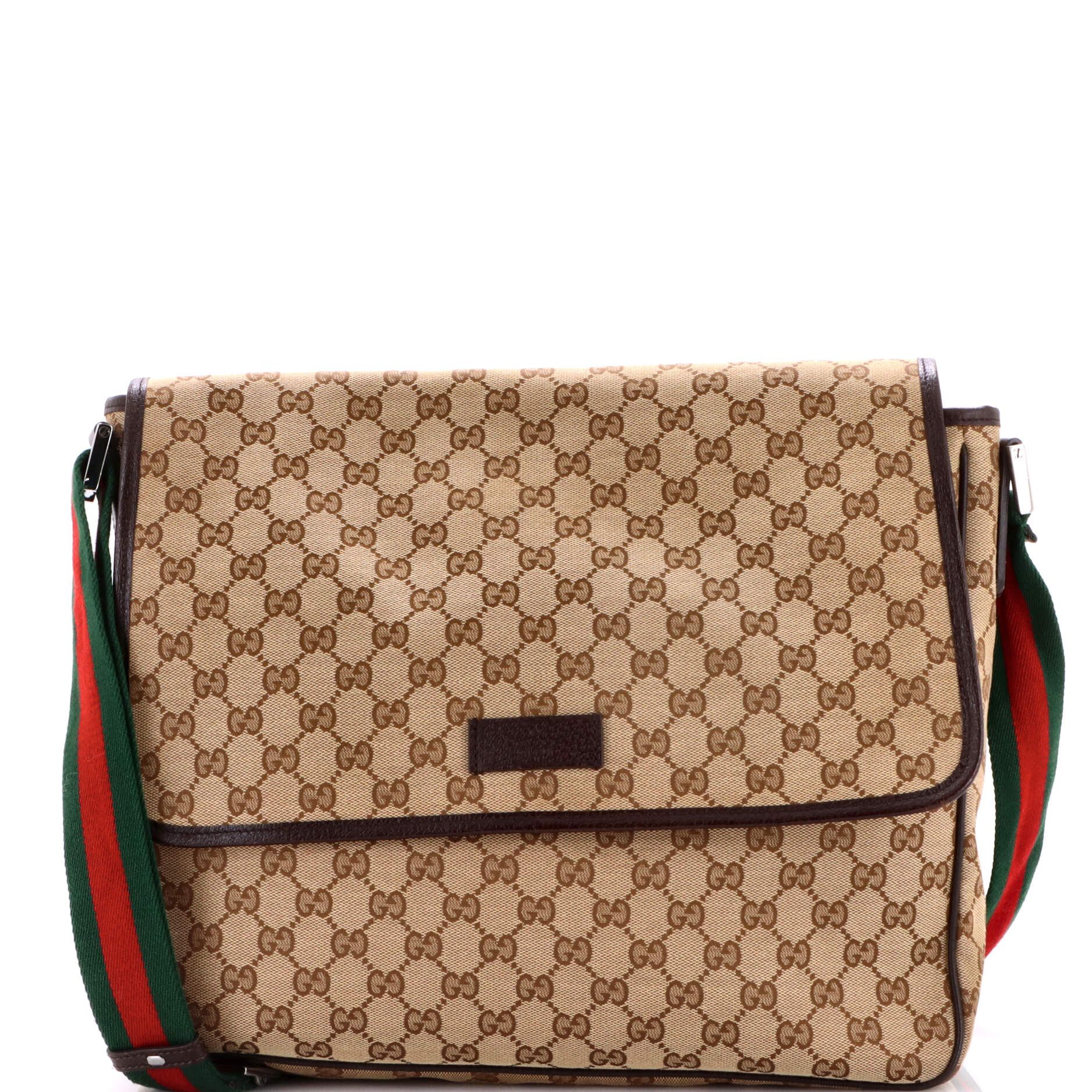 Gucci Web Strap Flap Messenger Size ONE SIZE - 1 Thumbnail