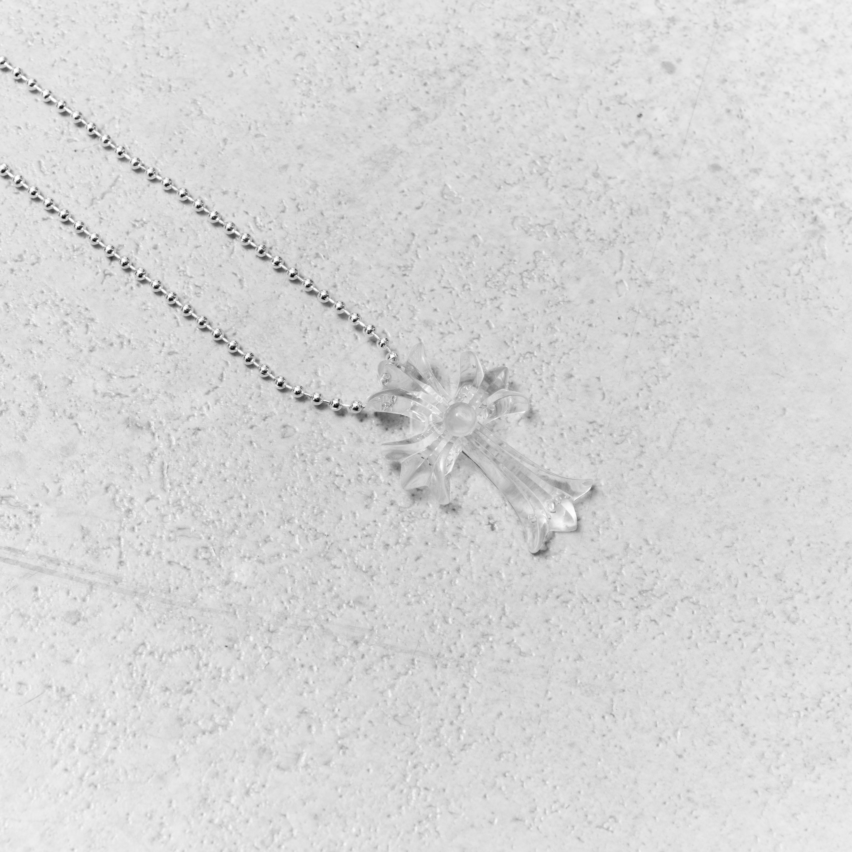 Chrome Hearts CHROME HEARTS Silicrome Cross Necklace Clarity Size ONE SIZE - 2 Thumbnail
