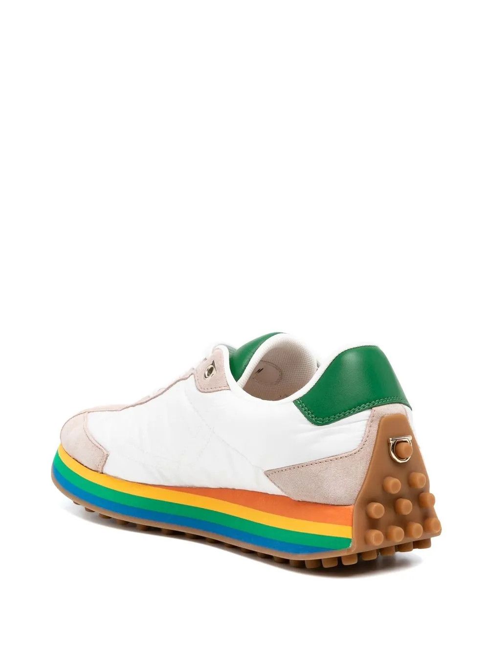 Salvatore Ferragamo o1y0426 Low-Top Sneakers in Multicolor Size US 4.5 / IT 34.5 - 3 Thumbnail