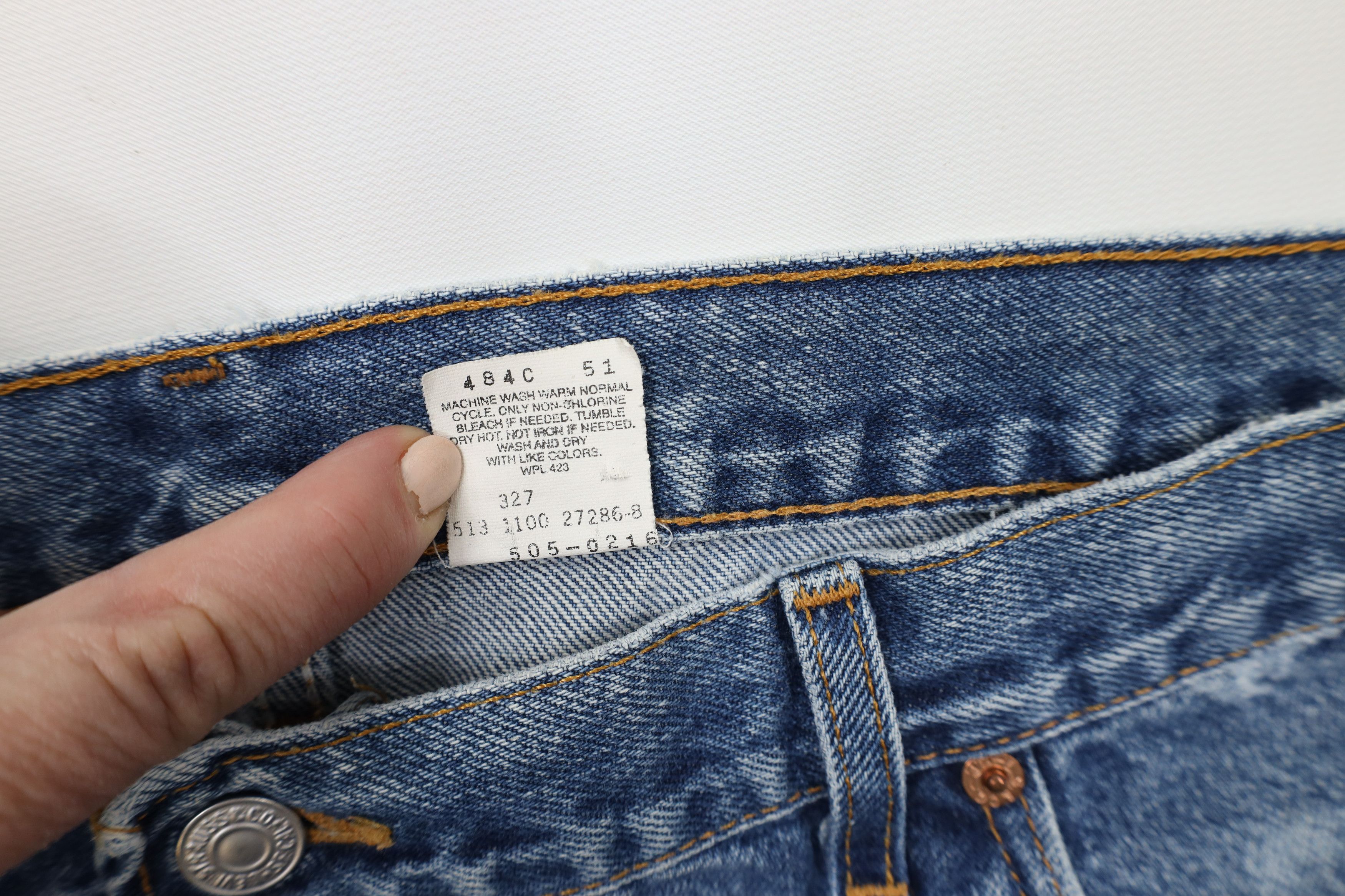 Levi's × Vintage Vintage Y2K 2001 Levis 505 Straight Leg Denim Jeans USA Size US 38 / EU 54 - 9 Thumbnail