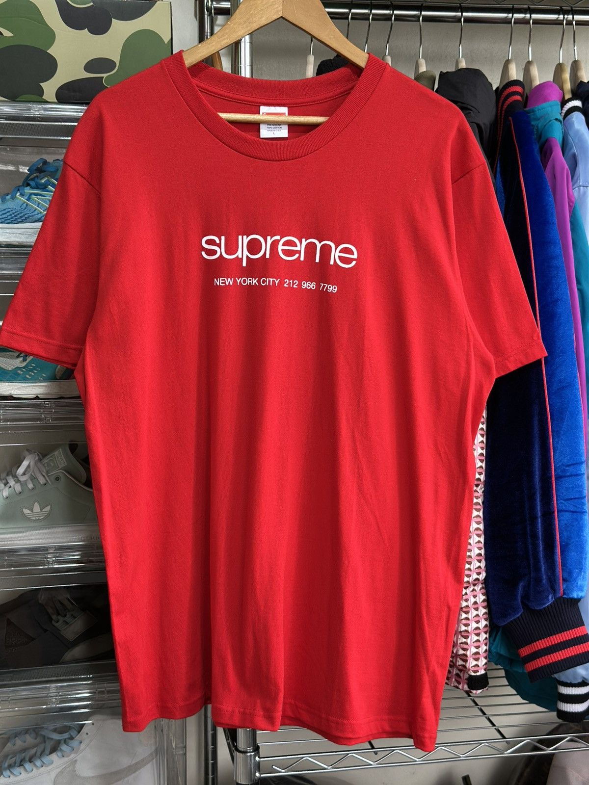 Supreme Supreme New York Tee Size US L / EU 52-54 / 3 - 1 Thumbnail