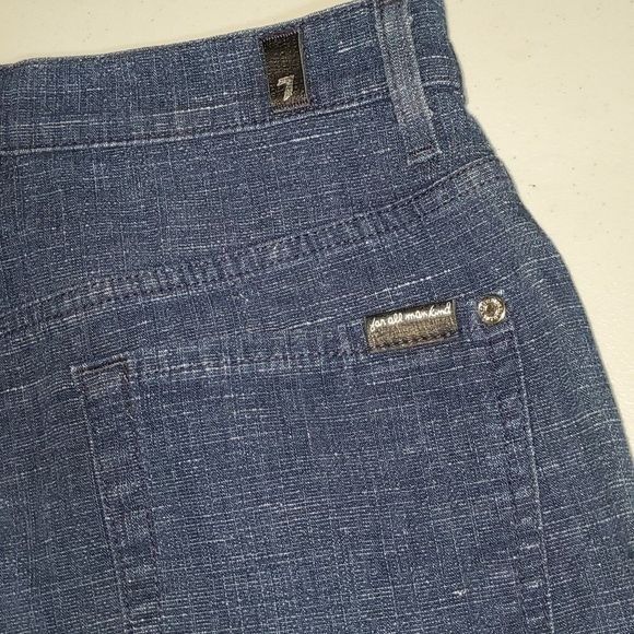 7 For All Mankind 7 For All Mankind High Waisted Sz. 30 Capris Size 30" / US 8 / IT 44 - 4 Thumbnail