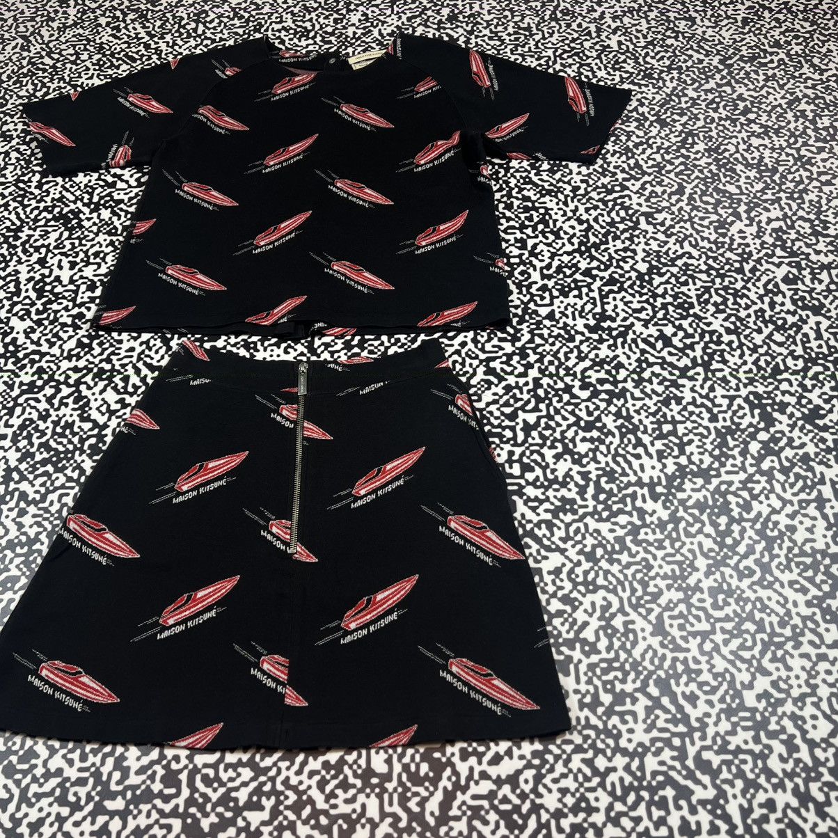 Maison Kitsune Vintage Y2K Maison Kitsune Luxury Set Boat Logo Retro Style Size 27" / US 4 / IT 40 - 7 Thumbnail
