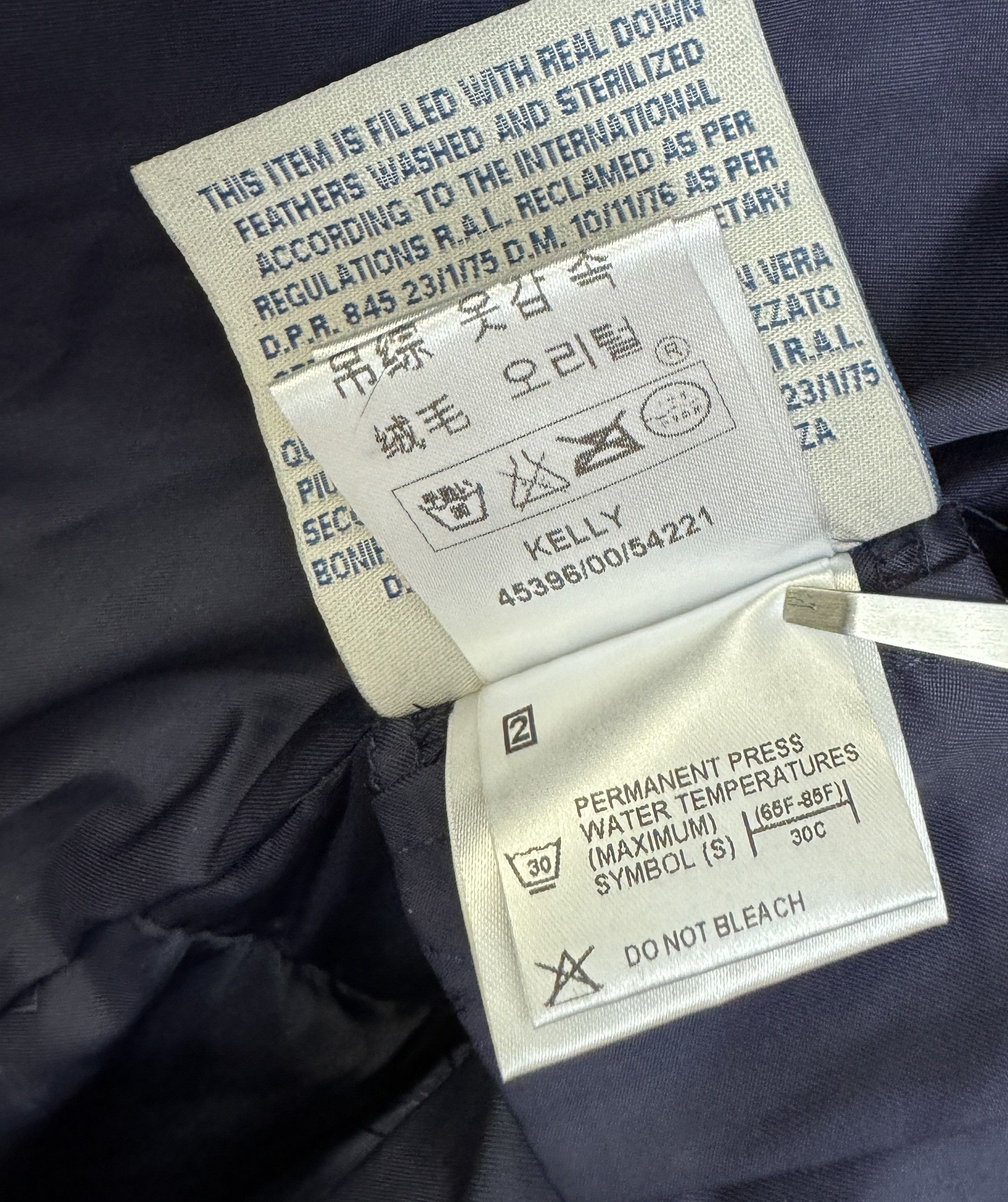 Moncler Authentic Moncler Kelly Jacket Puffer Navy Blue Logo Size 0 Size XS / US 0-2 / IT 36-38 - 15 Thumbnail