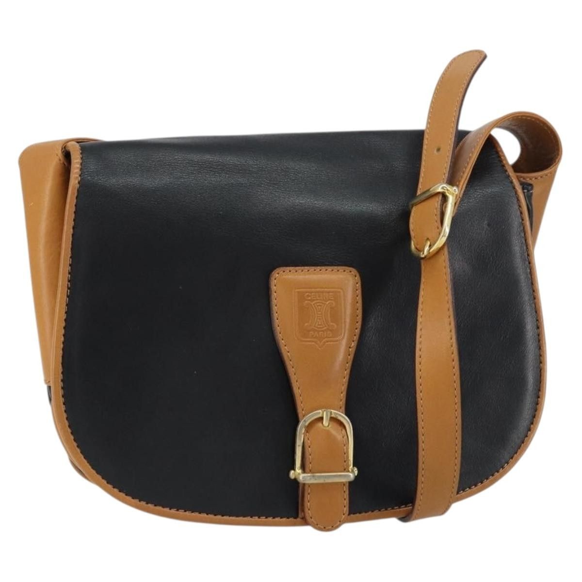 Celine Celine Vintage Shoulder Bag Leather Size ONE SIZE - 1 Thumbnail