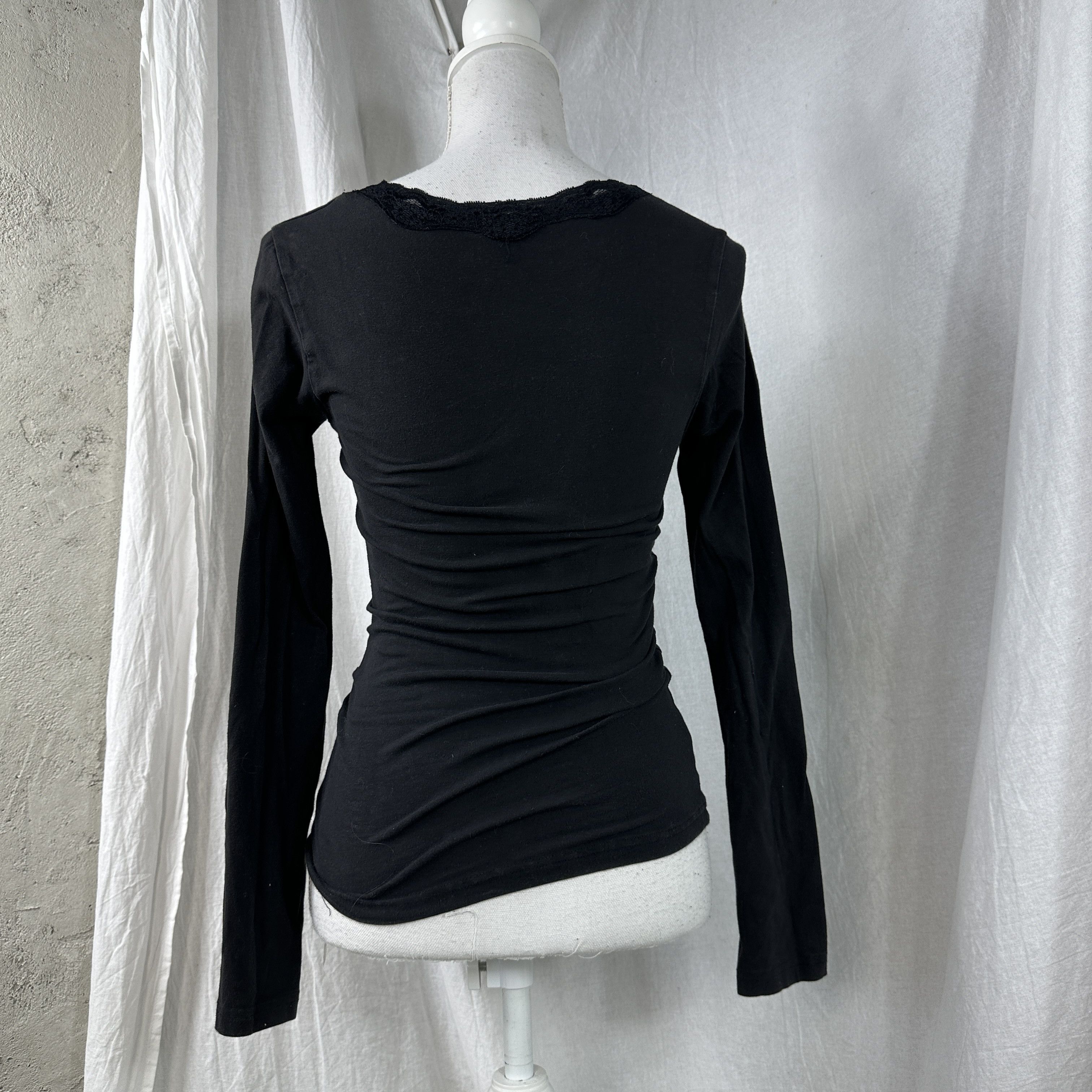Vintage Vintage Avant Garde Opium Fitted Ruching 00s Longsleeve Size M / US 6-8 / IT 42-44 - 5 Thumbnail