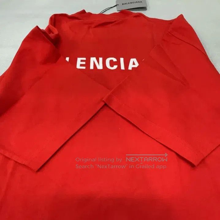 Balenciaga Balenciaga SS22 Logo Print Red Short Sleeve T-Shirt. Size US M / EU 48-50 / 2 - 7 Thumbnail