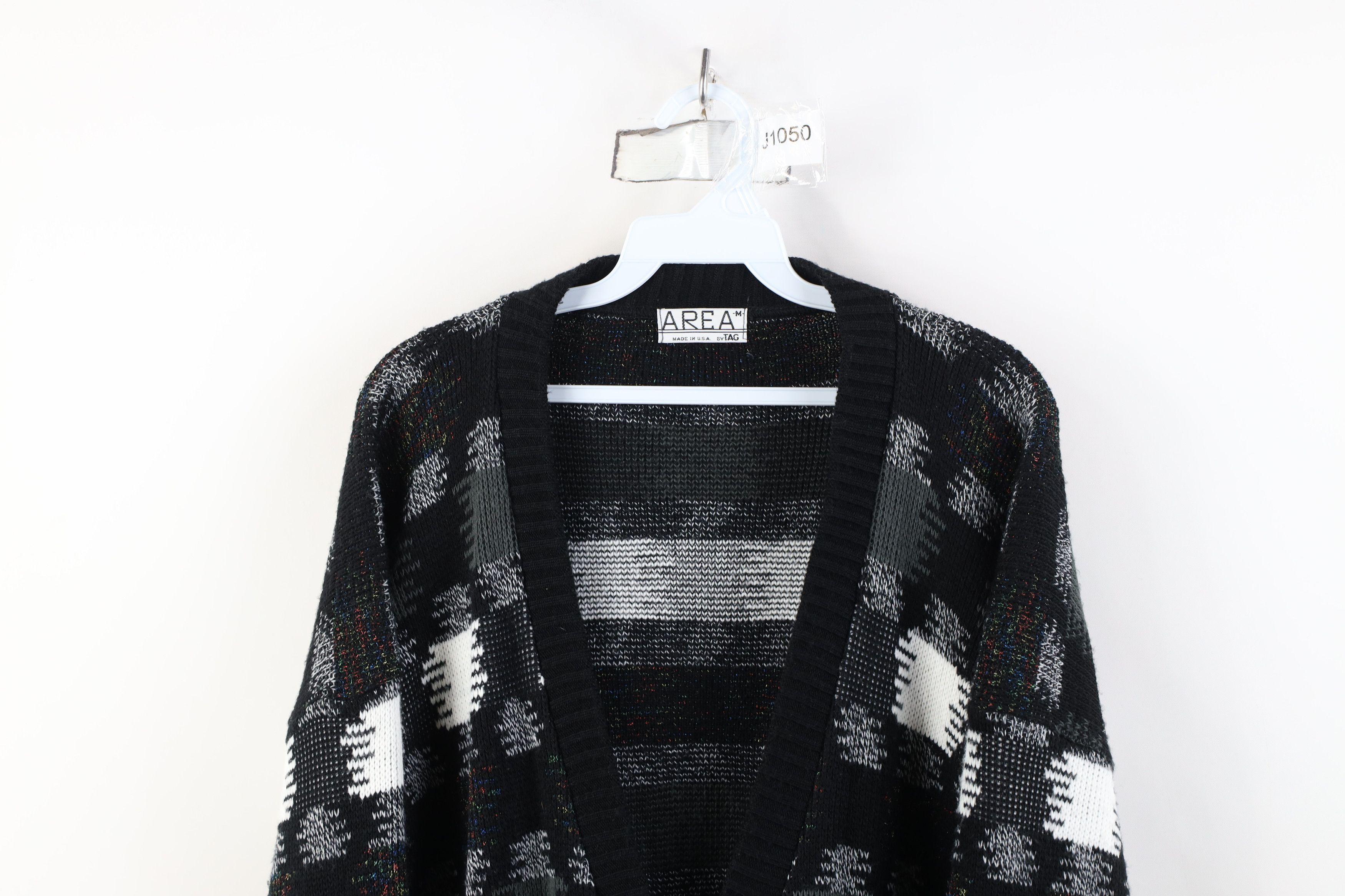 Vintage Vintage 90s Coogi Style Fleck Knit Cardigan Sweater USA Size US M / EU 48-50 / 2 - 2 Thumbnail