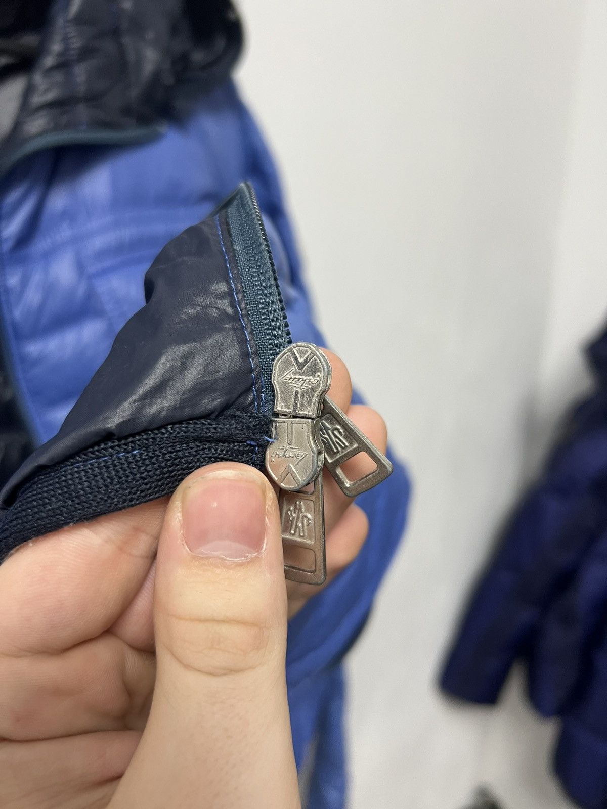 Moncler Moncler Puffer Jacket Blue Size US S / EU 44-46 / 1 - 9 Thumbnail