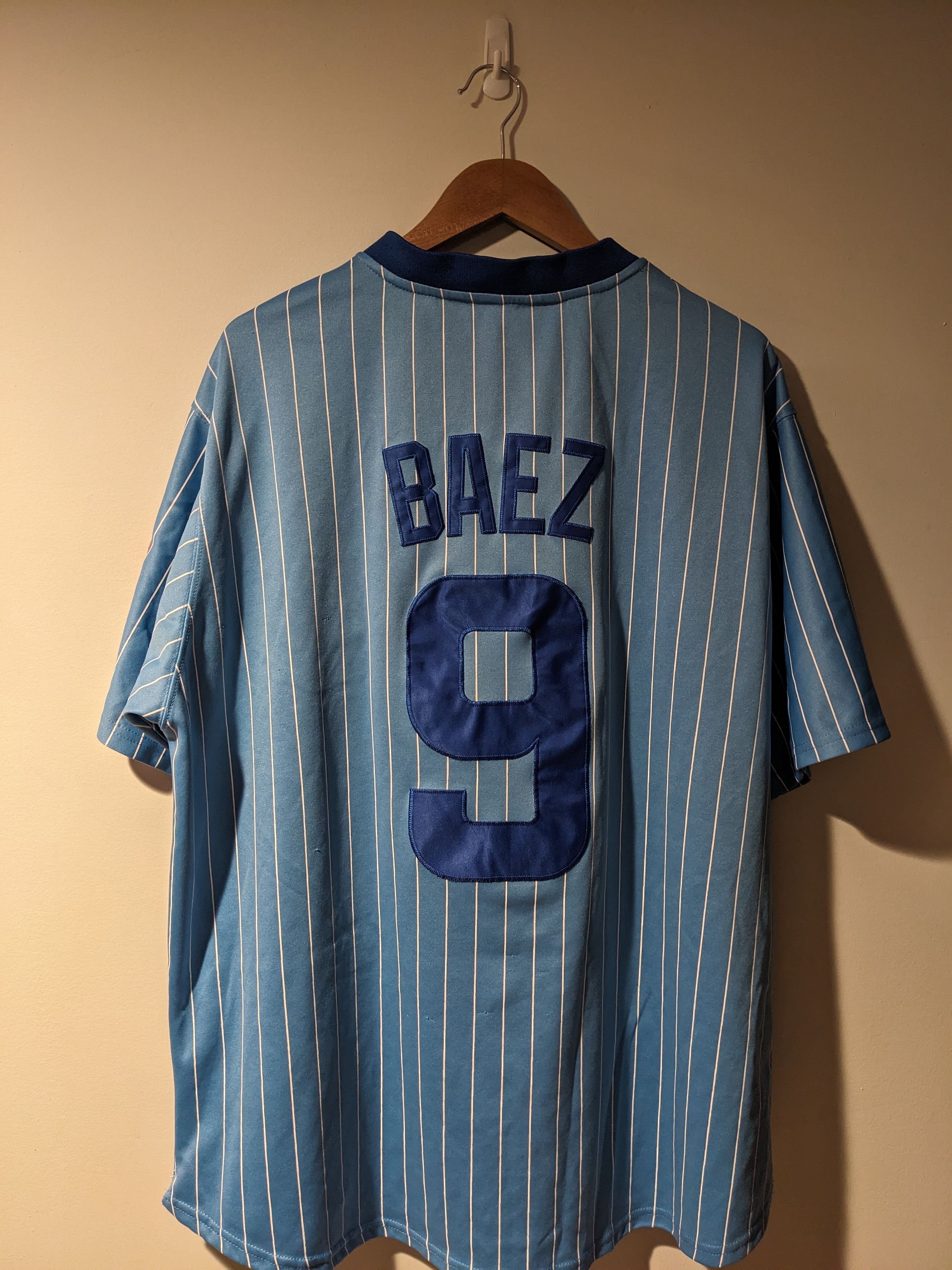 MLB Vintage Chicago Cubs Baez Majestic Athletic Baseball Jersey Size US M / EU 48-50 / 2 - 12 Thumbnail