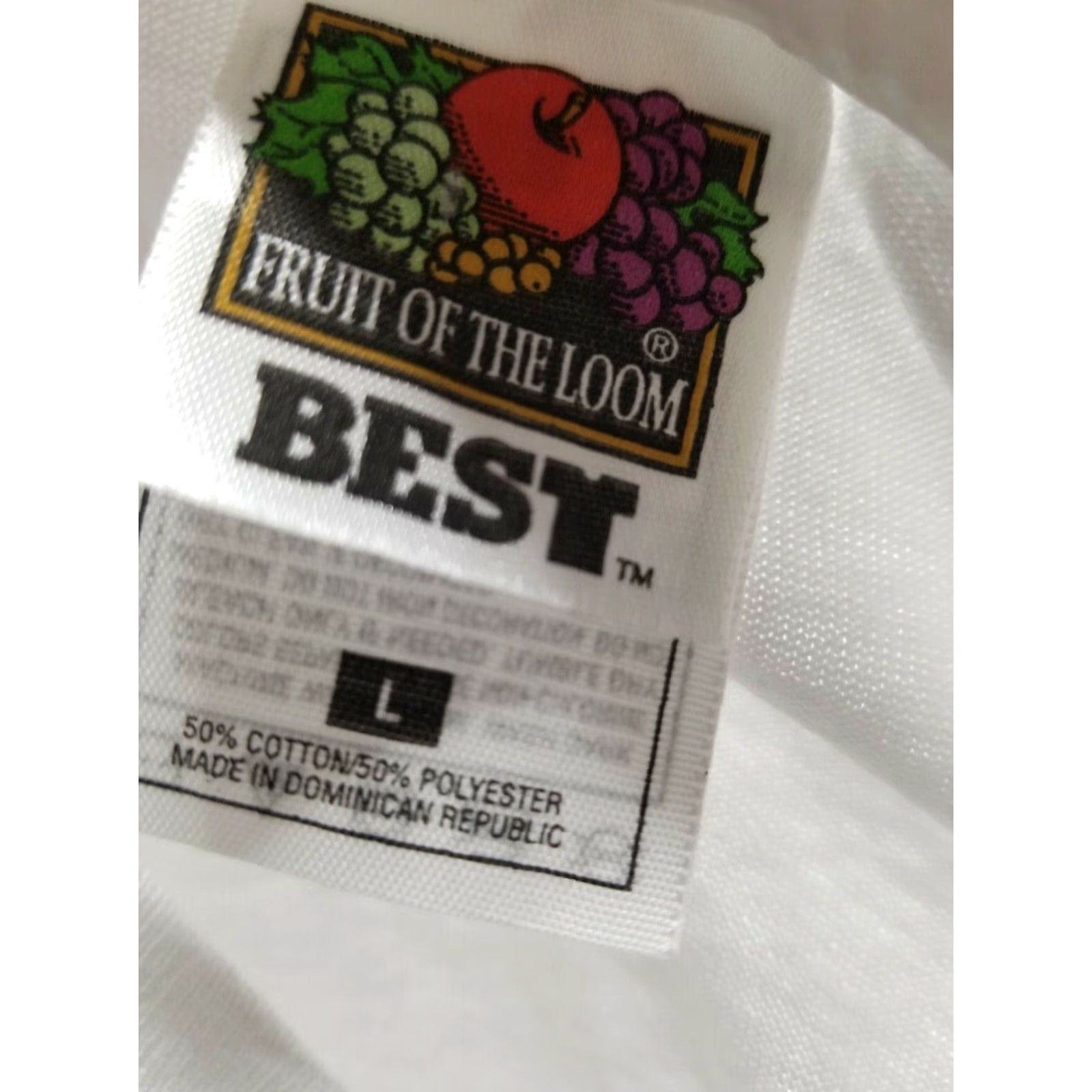 Fruit Of The Loom VINTAGE Fruit of the Loom Gopher Peace Rangers Logo Shirt Mens Large Distressed Graphic Tee 90s White Size US L / EU 52-54 / 3 - 5 Thumbnail