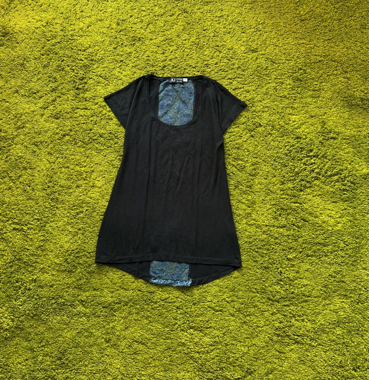 Armani × Giorgio Armani × Vintage Armani jeans Y2K vintage rhinestones angel wings t-shirt Size L / US 10 / IT 46 - 2 Thumbnail