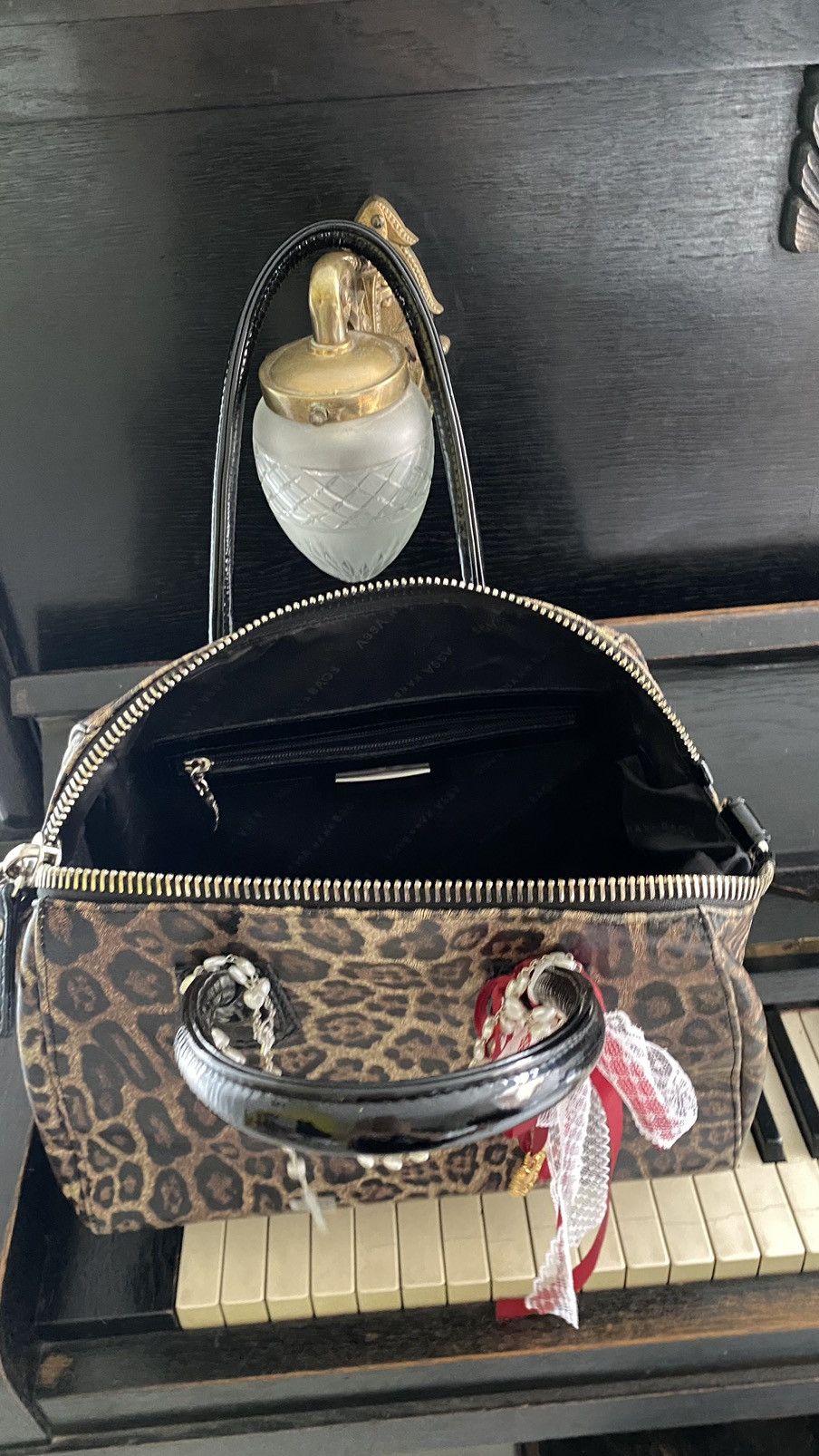 Vintage Leopard vintage tote bag Size ONE SIZE - 10 Thumbnail