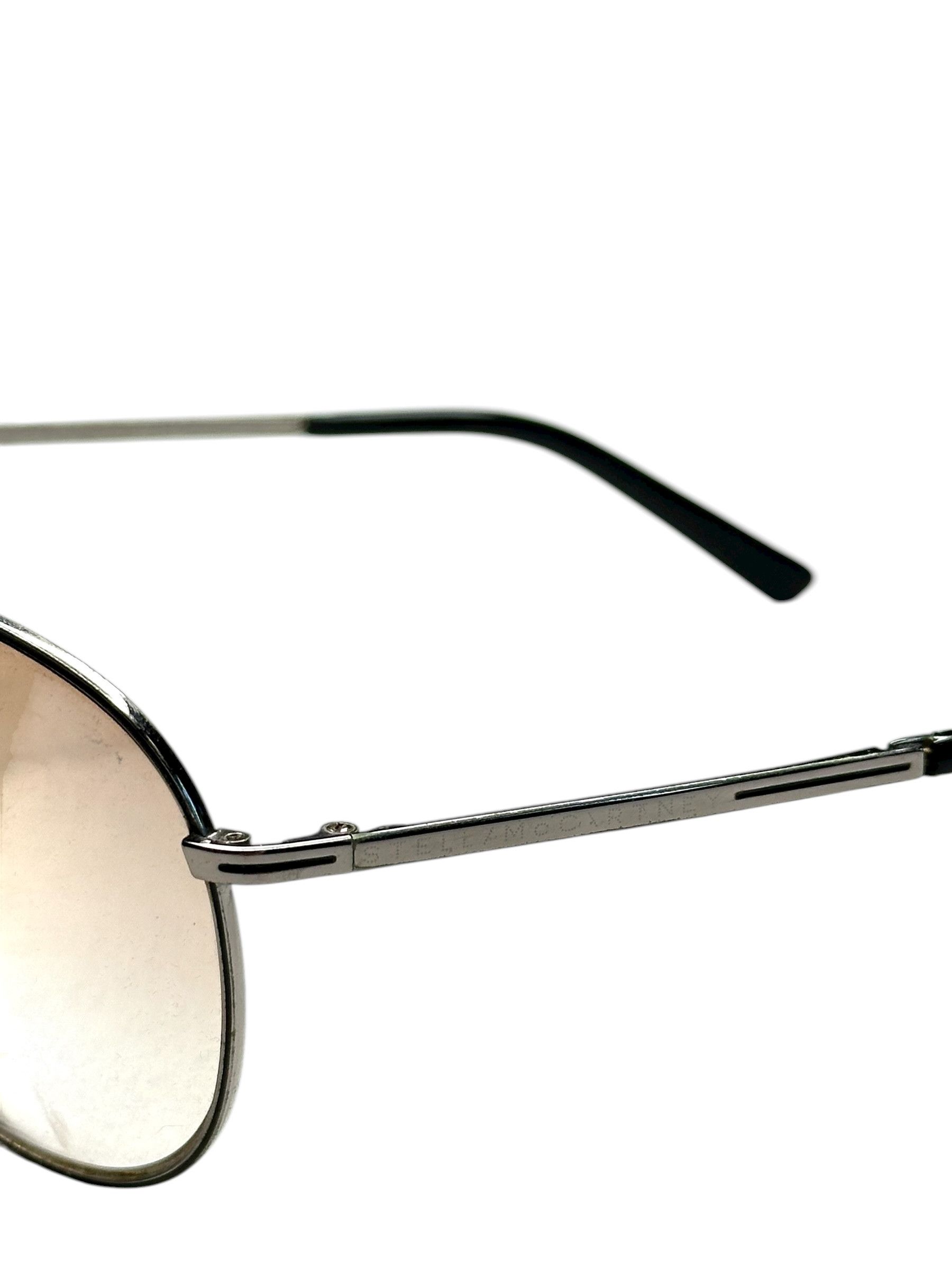 Stella McCartney McCartney Aviator Military Shade Sunglasses Size ONE SIZE - 4 Thumbnail