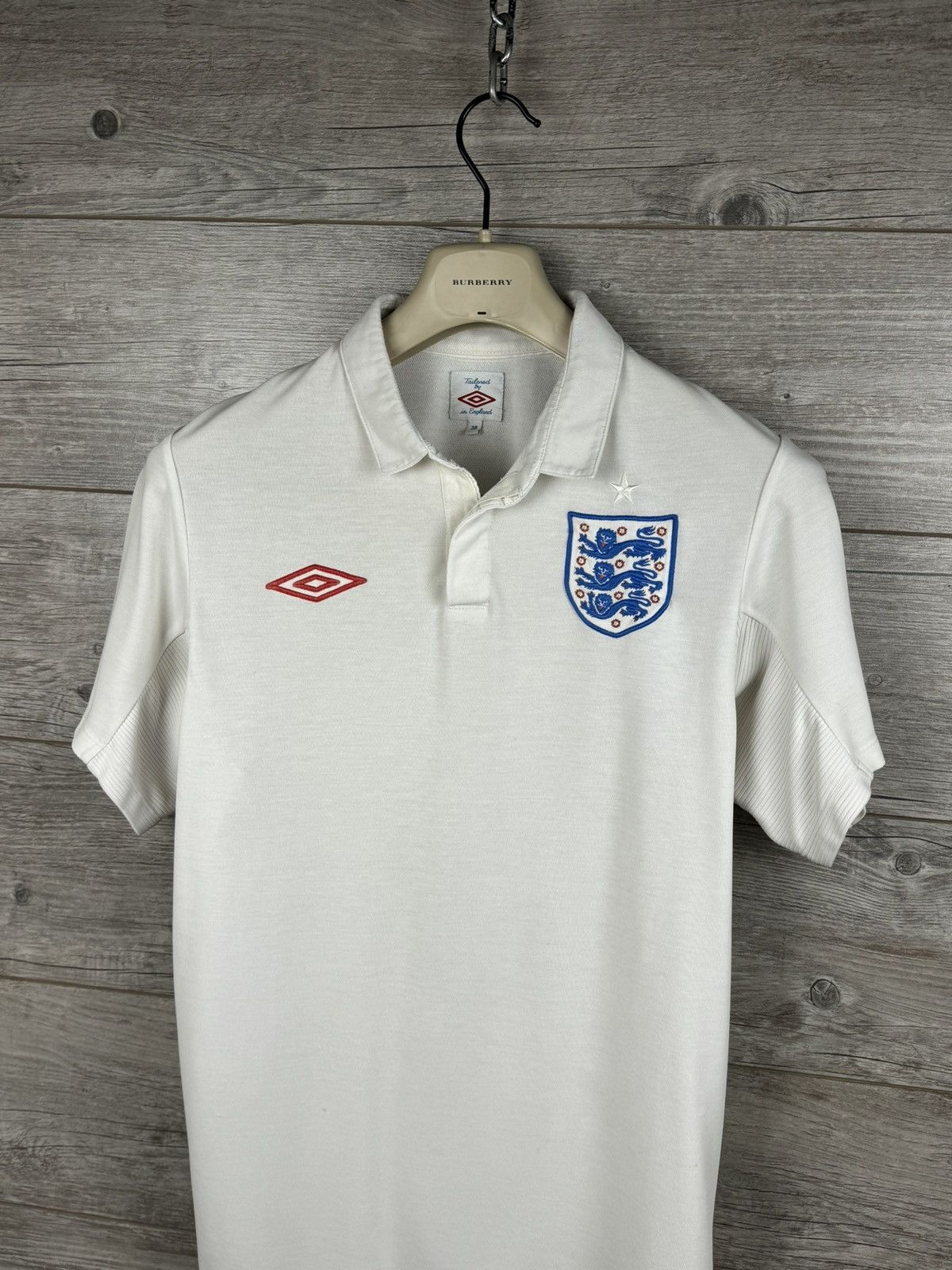 Umbro × Vintage Umbro England Football Mens Size 38 М-L Polo Shirt Soccer Size US M / EU 48-50 / 2 - 5 Thumbnail