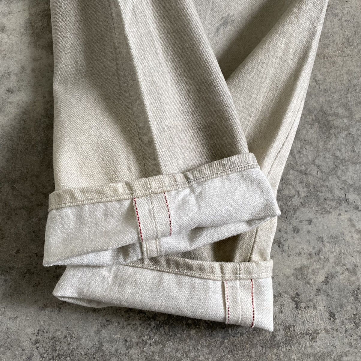 Sanca Sanca Made In Japan Selvedge Waxed Denim Jeans Size US 27 - 19 Thumbnail