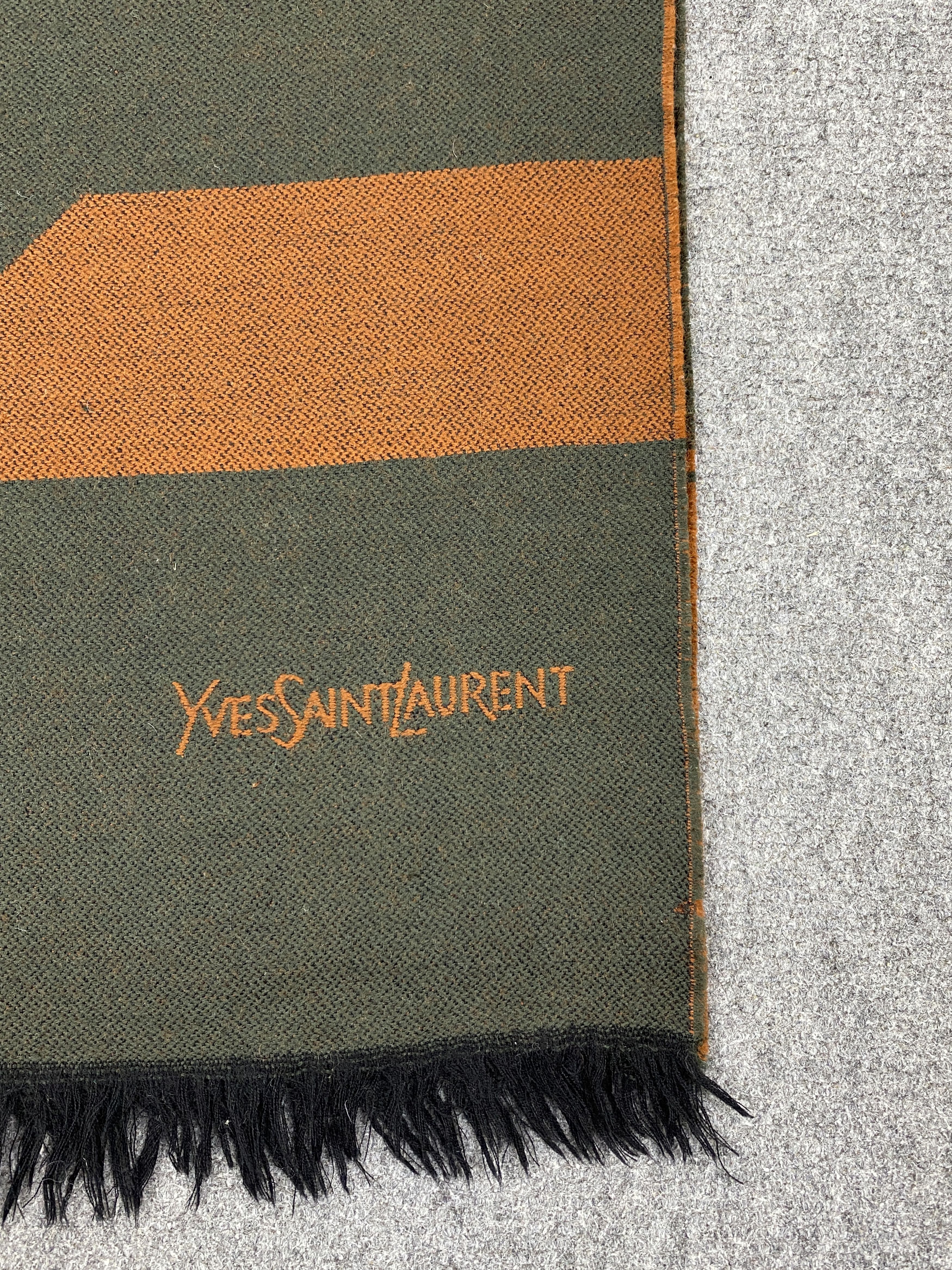 Yves Saint Laurent Vintage Yves Saint Lauren YSL Muffler Scarf SC0076 Size ONE SIZE - 6 Thumbnail