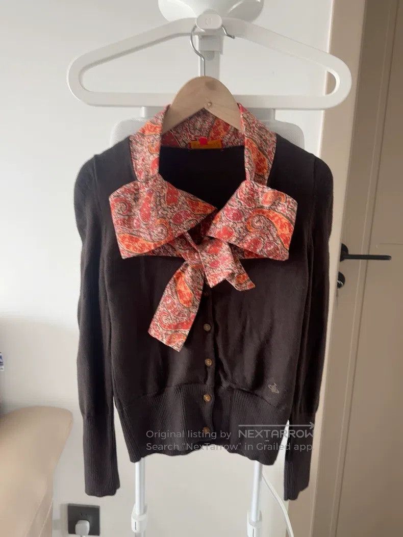 Vivienne Westwood Vivienne Westwood Large Bow Knit Jacket Size S / US 4 / IT 40 - 3 Thumbnail