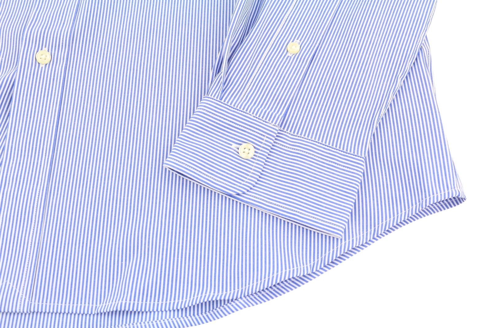 Ralph Lauren CORE REPLEN L Blue Striped Custom Fit Button-Up 87012 Size US L / EU 52-54 / 3 - 5 Thumbnail