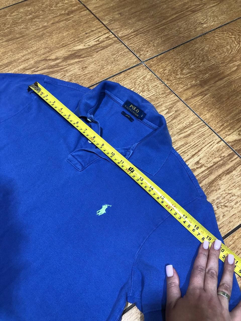 Polo Ralph Lauren Vintage Polo Ralph Lauren slim fit blue T-shirt Y2K Size US L / EU 52-54 / 3 - 12 Thumbnail