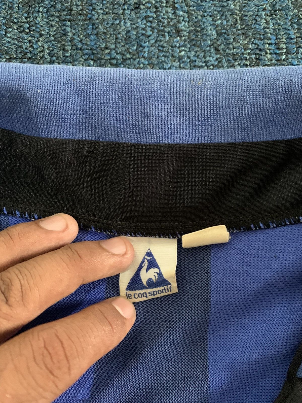 Le Coq Sportif Vtg Jersey Le Coq Template Inter Milan '89 Size US S / EU 44-46 / 1 - 7 Thumbnail