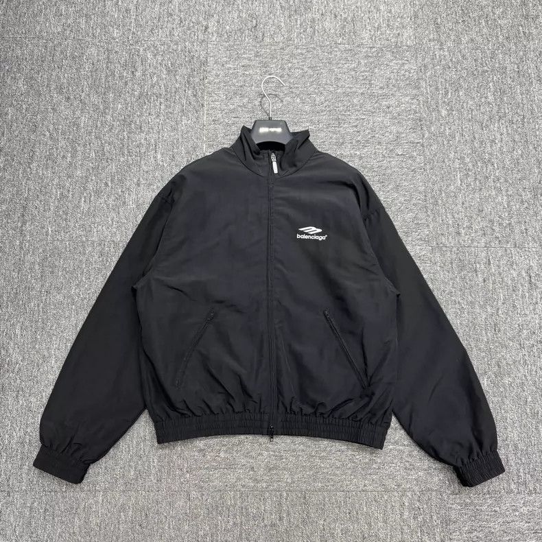 Balenciaga Balenciaga 3B Embroidered Zip Jacket Size US S / EU 44-46 / 1 - 1 Thumbnail