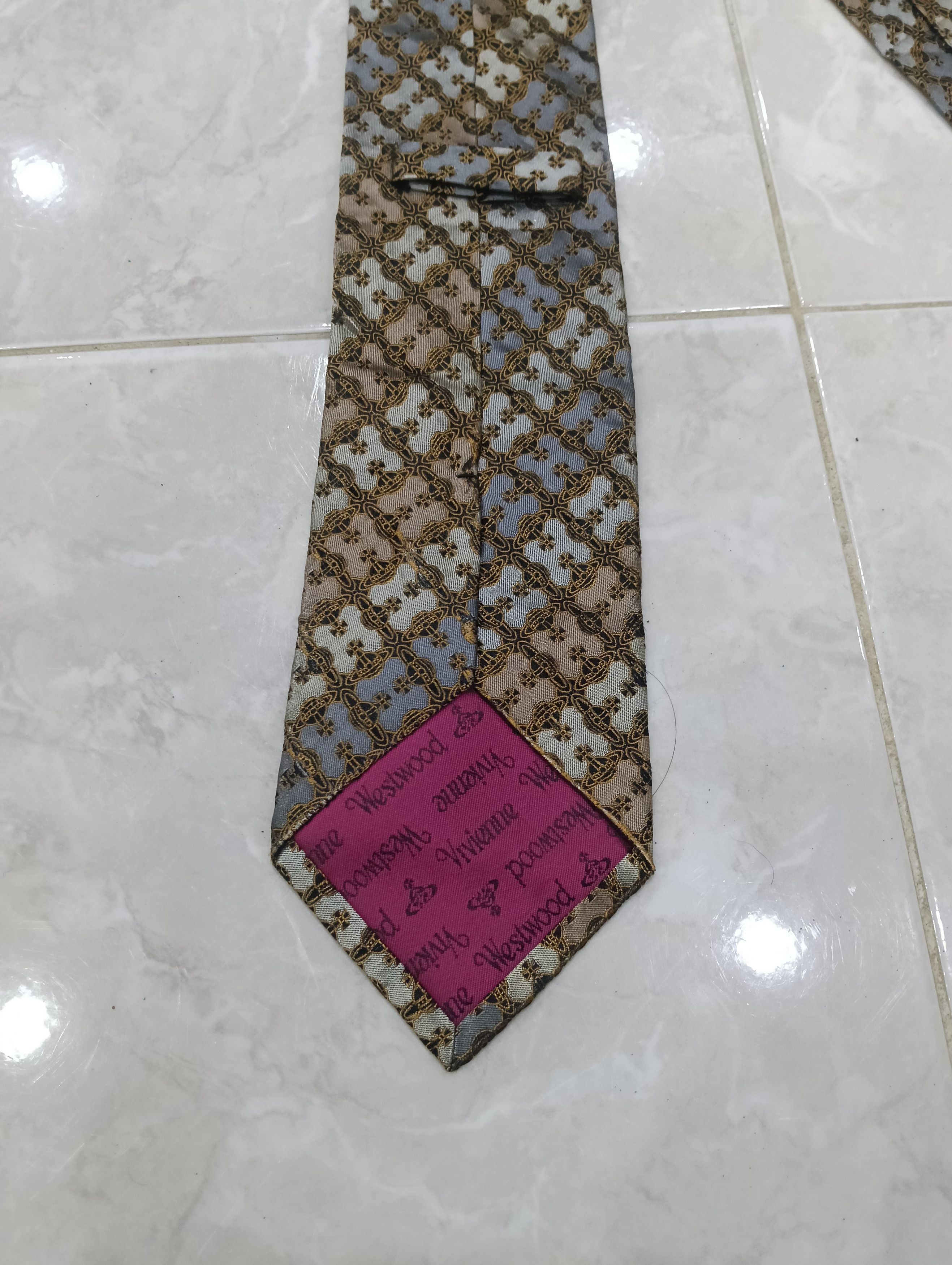 Vivienne Westwood Vivienne Westwood Monogram Tie Size ONE SIZE - 7 Thumbnail