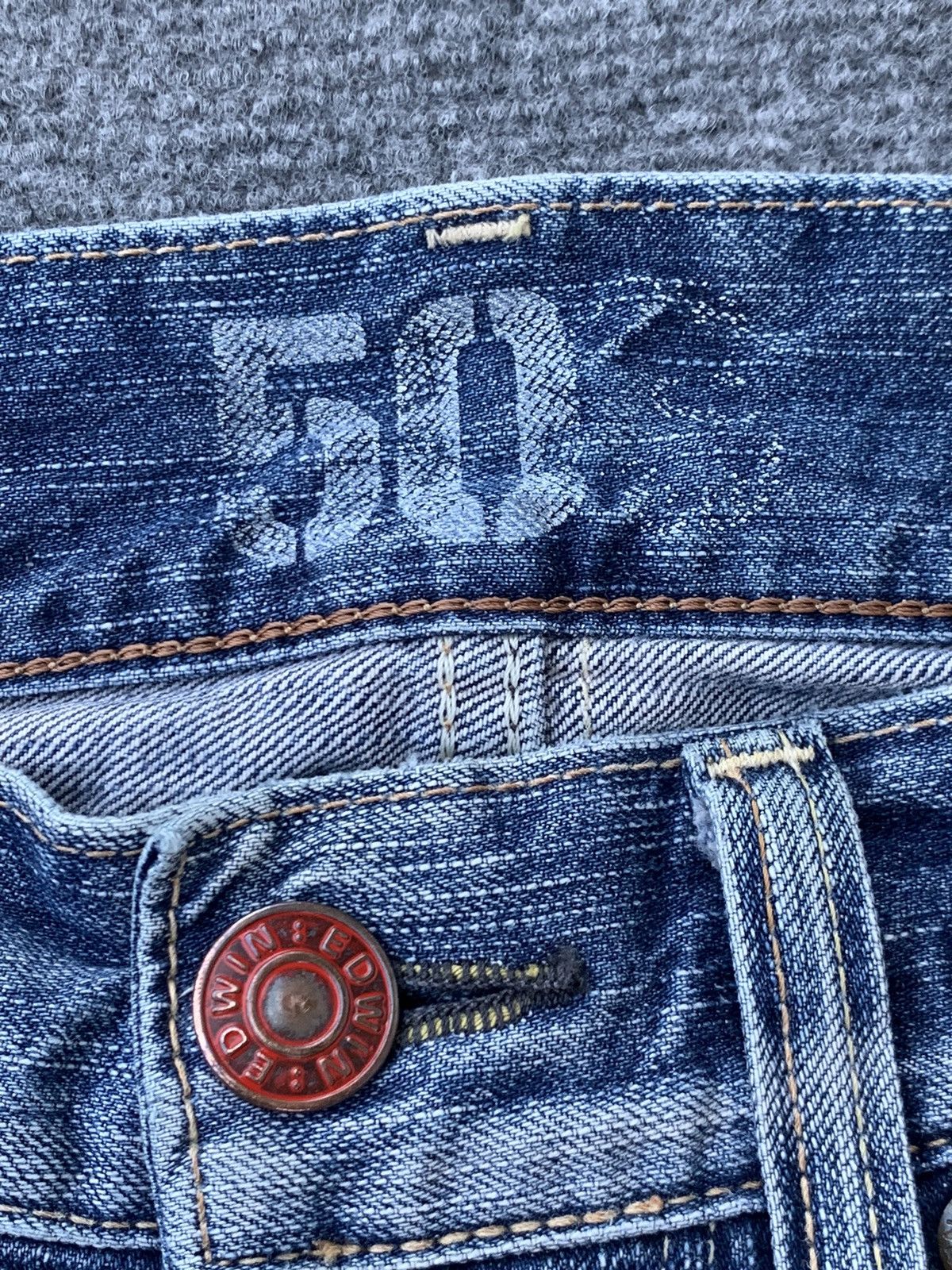 Edwin Flare Edwin 503 Blue Trip. This Edwin for sale Japan only💥 Size US 32 / EU 48 - 10 Thumbnail