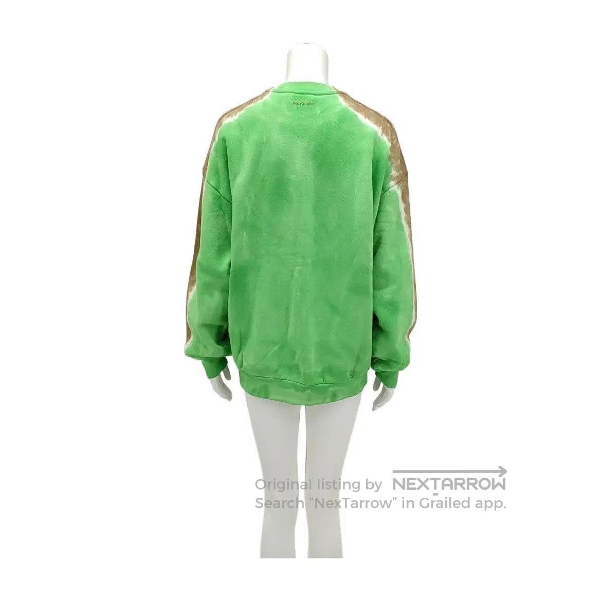 Acne Studios Acne Studios Green Heart Tie-Dye Sweatshirt. Size XS / US 0-2 / IT 36-38 - 2 Thumbnail