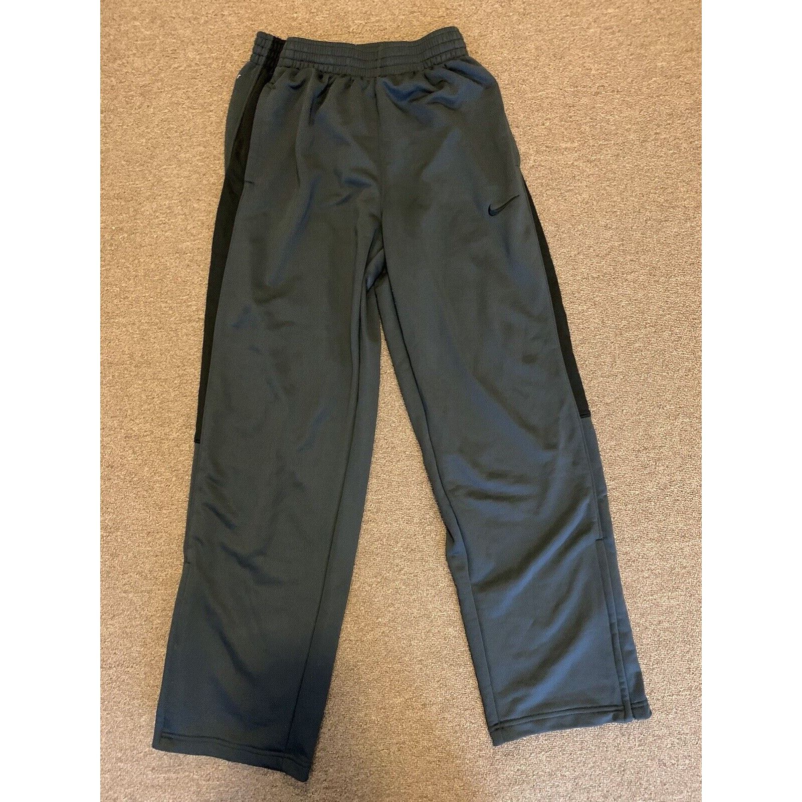 Nike Nike Pants Mens L Grey Black Jogger Sweatpants Dri Fit Size US 35 - 1 Thumbnail