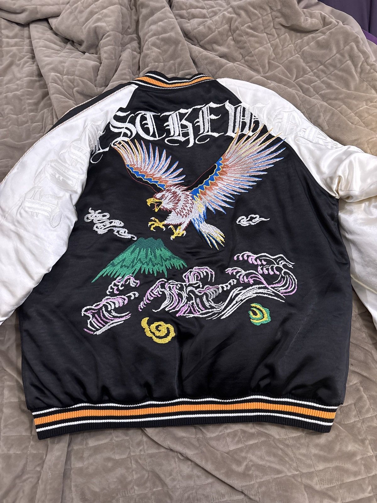 Reversible Corteiz bomber jacket