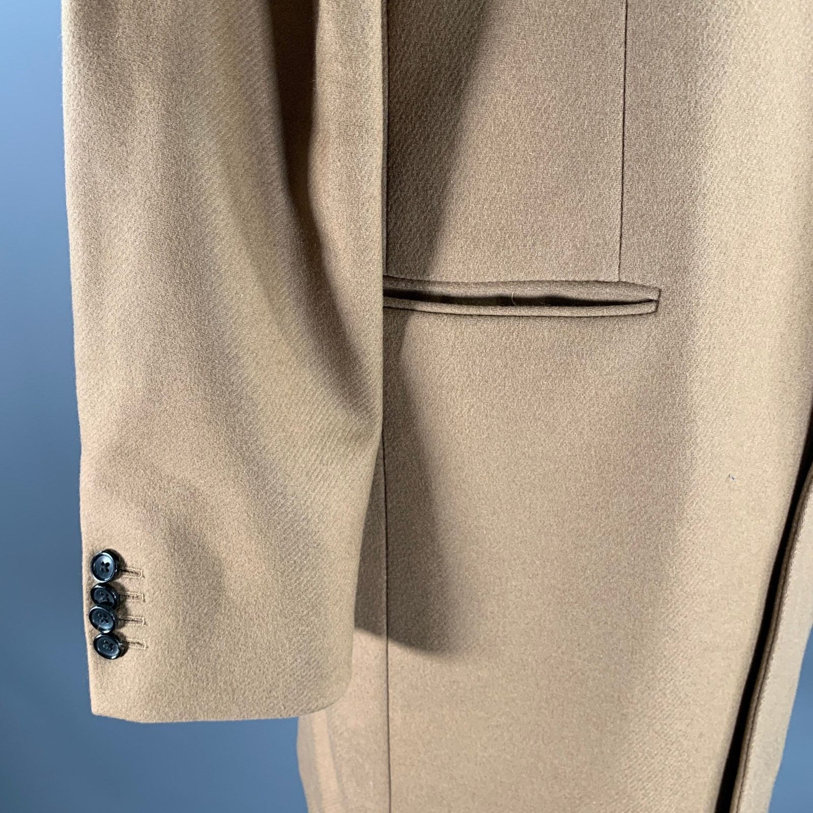 Paul Smith PS by PAUL SMITH Size XL Camel Wool Blend Notch Lapel Coat Size US XL / EU 56 / 4 - 5 Thumbnail