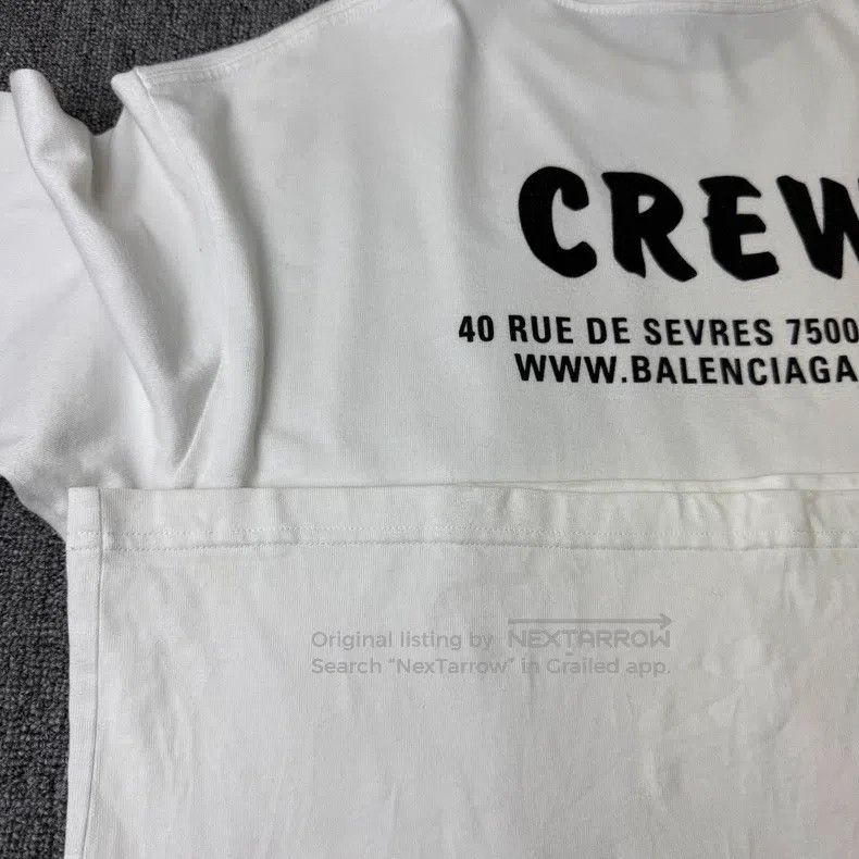 Balenciaga Balenciaga Letter Printed Crew Neck Short Sleeve T-Shirt Size US XXS / EU 40 - 4 Thumbnail
