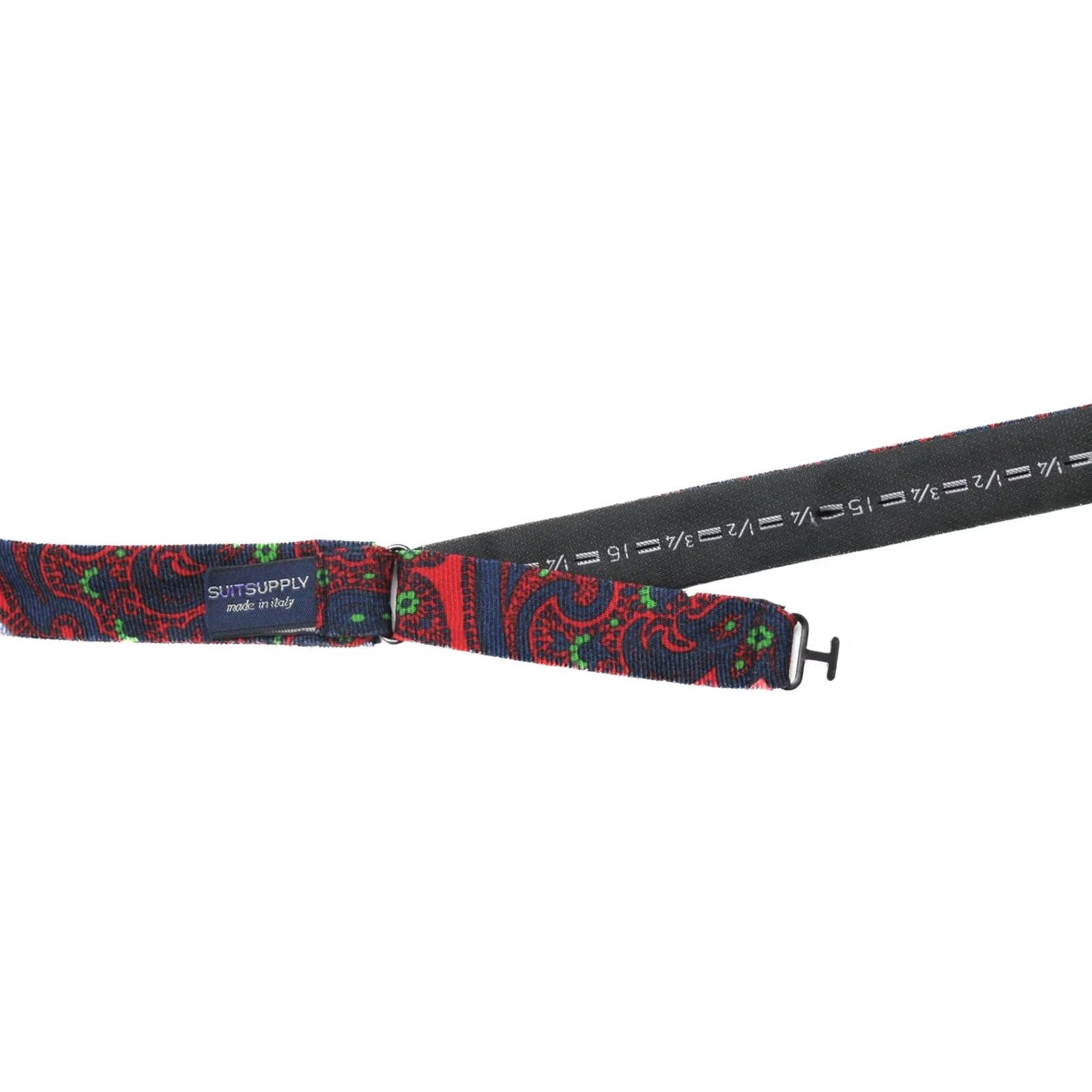 Suitsupply Suitsupply Bow Tie Men’s ONE SIZE Wool Adjustable Tied Classic Paisley Pattern Size ONE SIZE - 3 Thumbnail