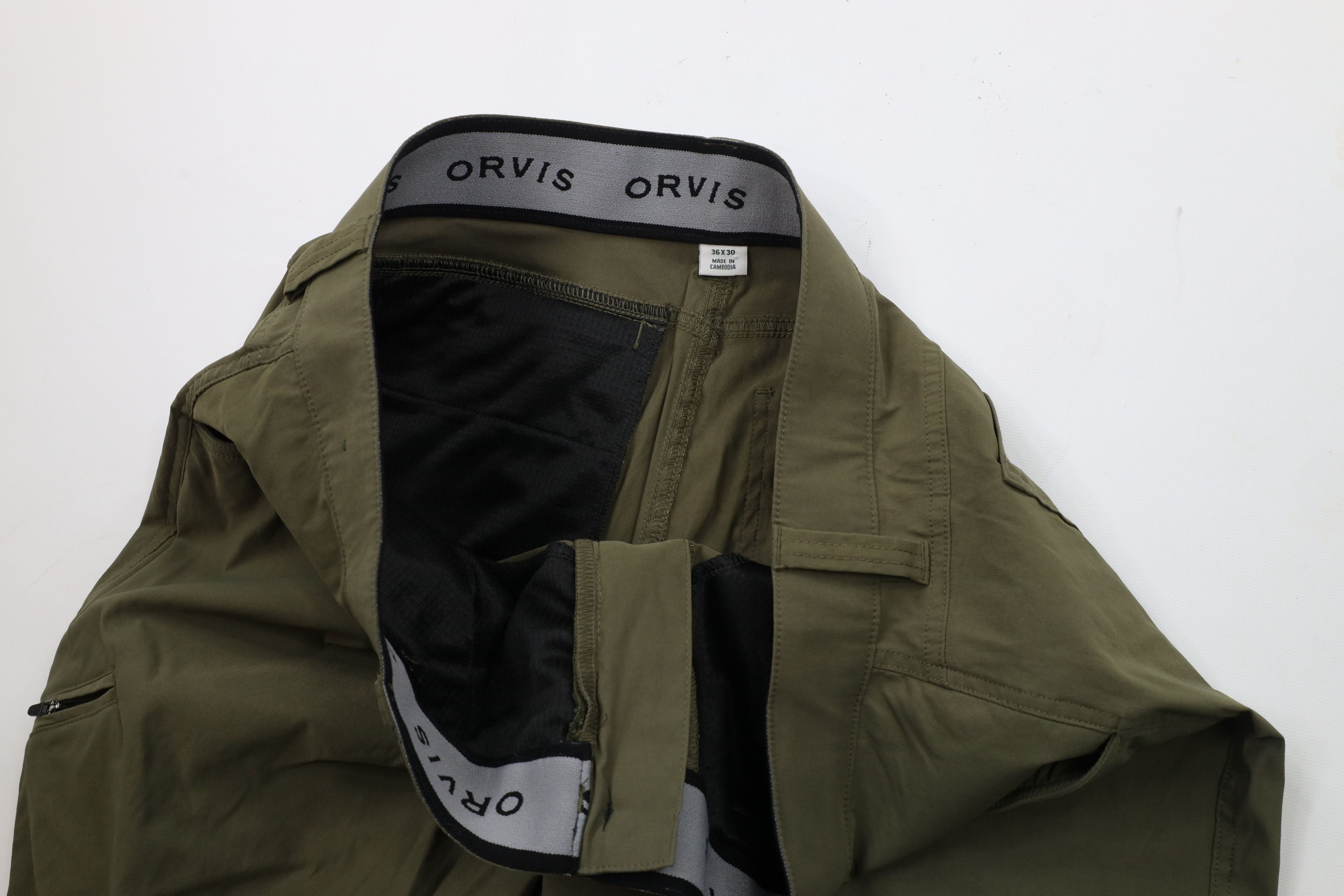 Orvis × Vintage Orvis 5 Pocket Tech Trail Outdoor Hiking Camping Pants Green Size US 36 / EU 52 - 6 Thumbnail