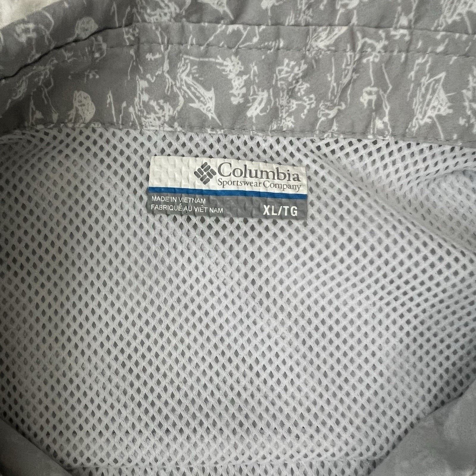 Columbia Columbia Omni Shade PFG Shirt Men XL All Over Print Sea Size US XL / EU 56 / 4 - 6 Thumbnail