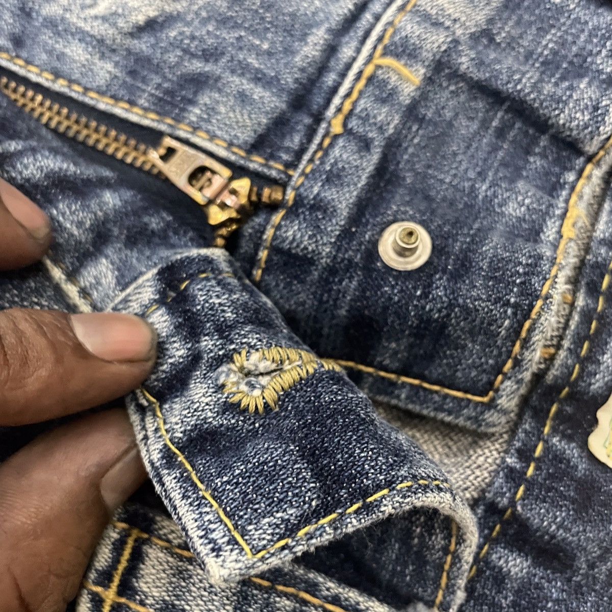 Other Vintage Pinball Workwear Denim Jeans Size US 35 - 5 Thumbnail