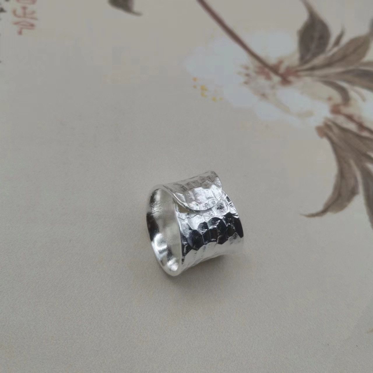 Jewelry Dark Jewelry Rings Open Size Chrome Ring (Size 7-13) Size ONE SIZE - 2 Thumbnail