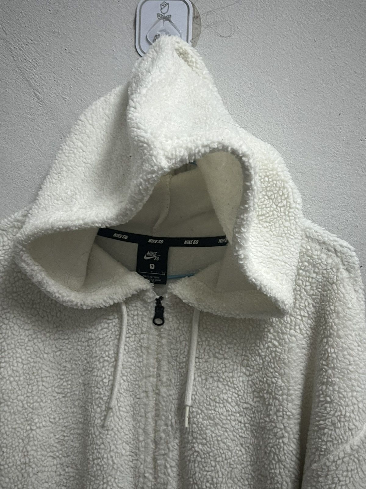 Nike Nike Sb sweatshirt hoodie white fleece Size US S / EU 44-46 / 1 - 2 Thumbnail