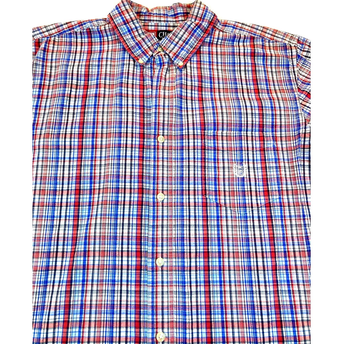 Chaps CHAPS Classic Nantucket Plaid Seersucker Shirt XL Size US XL / EU 56 / 4 - 2 Thumbnail